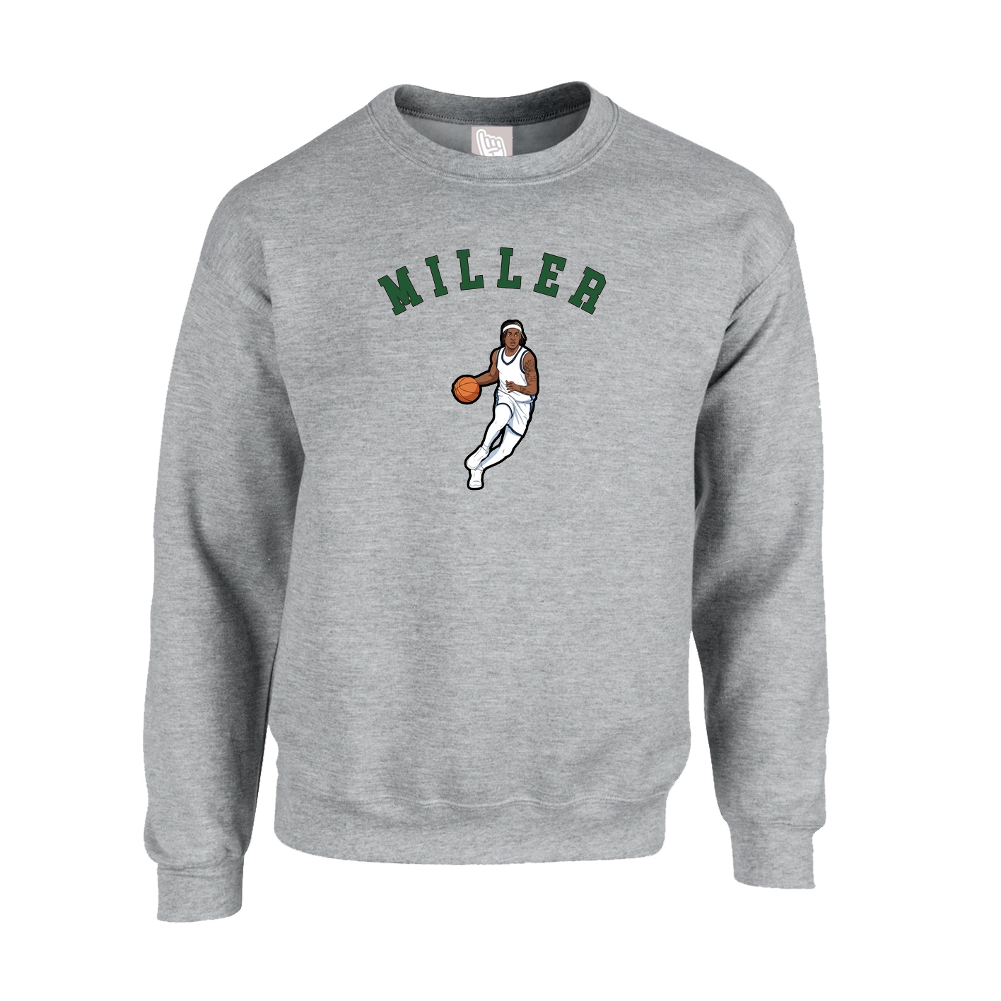 Fleece Crew — Shirsey Arch in Grey