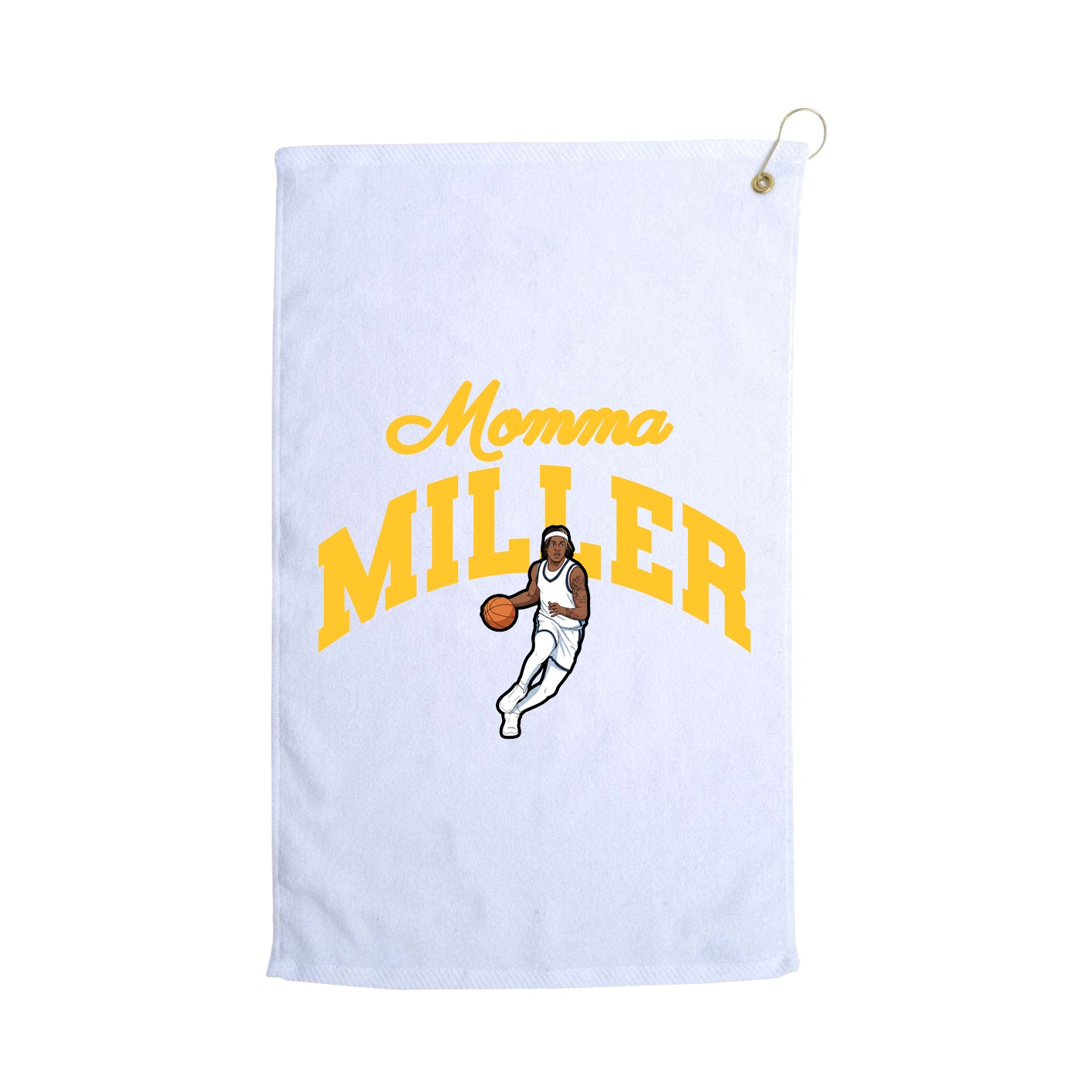 Golf Towel — Mothers Day Arch in White