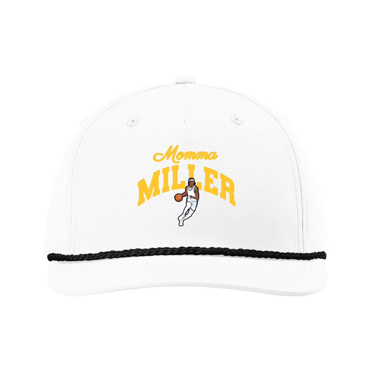Five-Panel Classic Rope Cap — Mothers Day Arch in White
