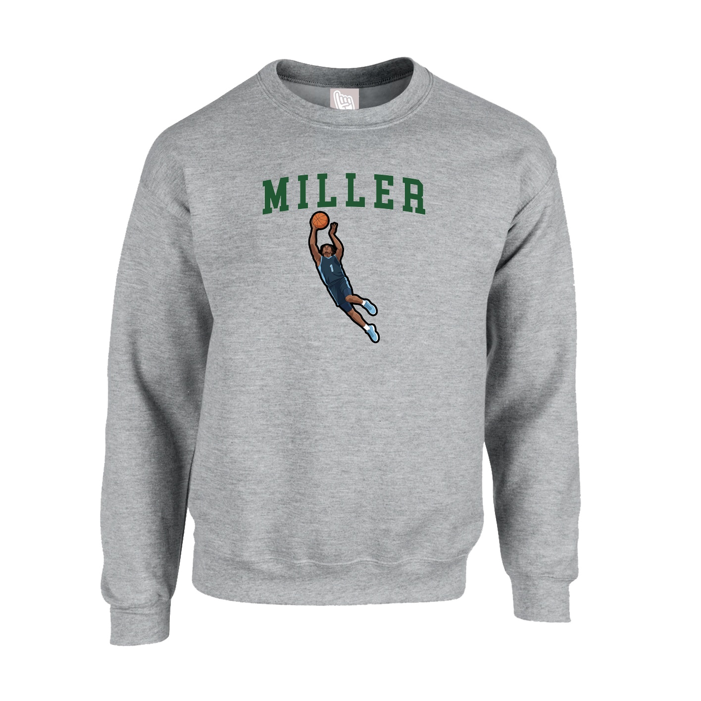 Fleece Crew — Shirsey in Grey