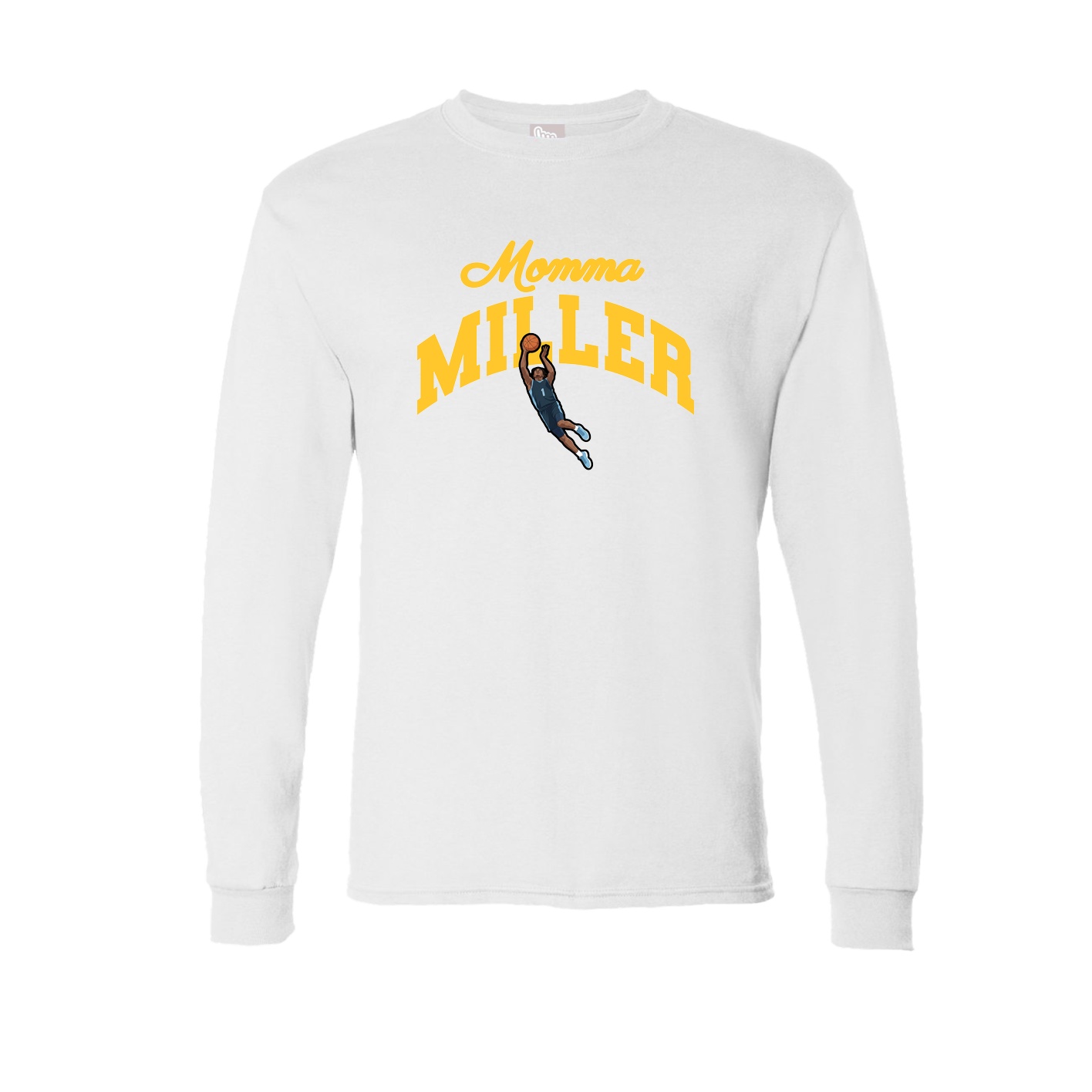 Long Sleeve Tee — Mothers Day Arch in White