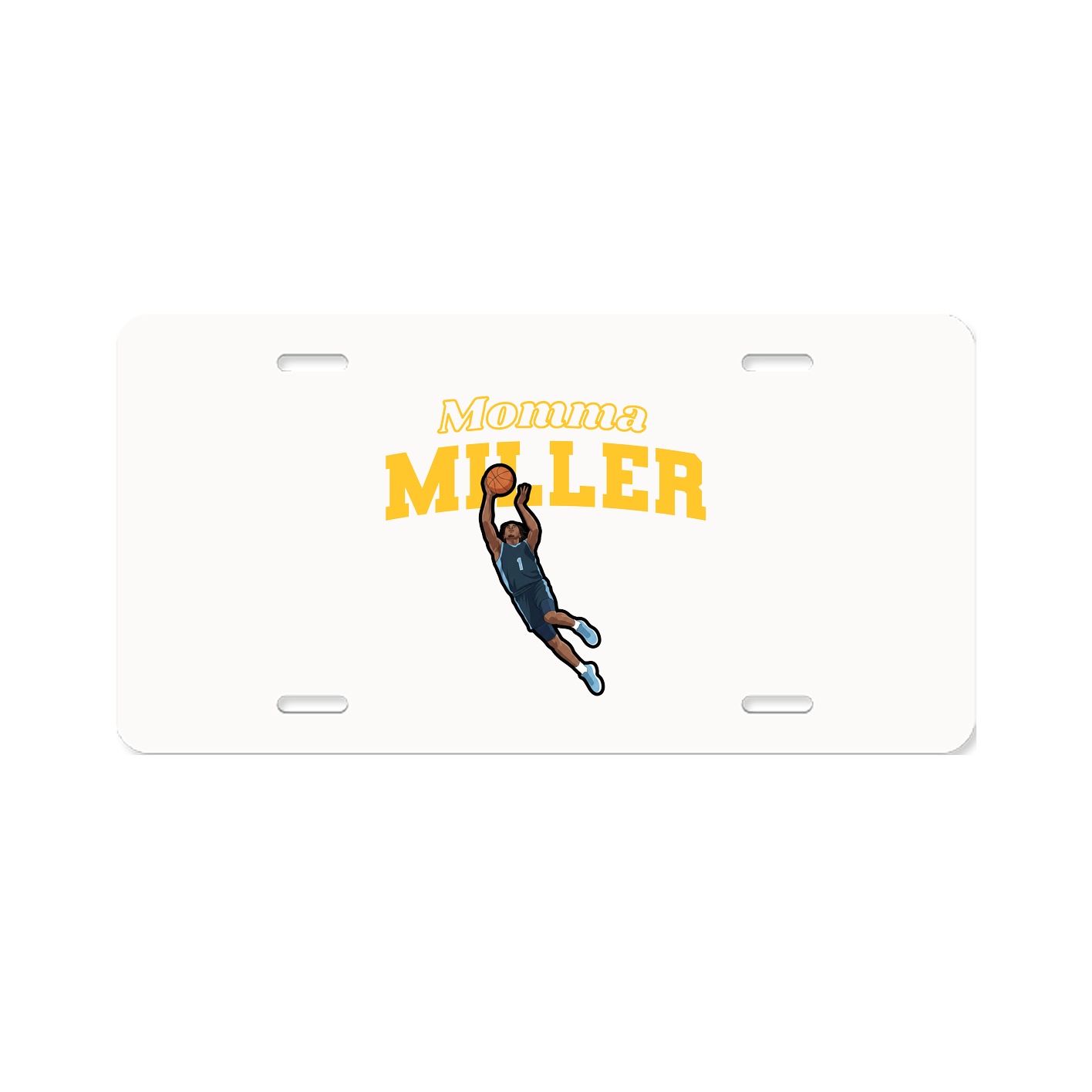 License Plate — Mothers Day Block in Classic