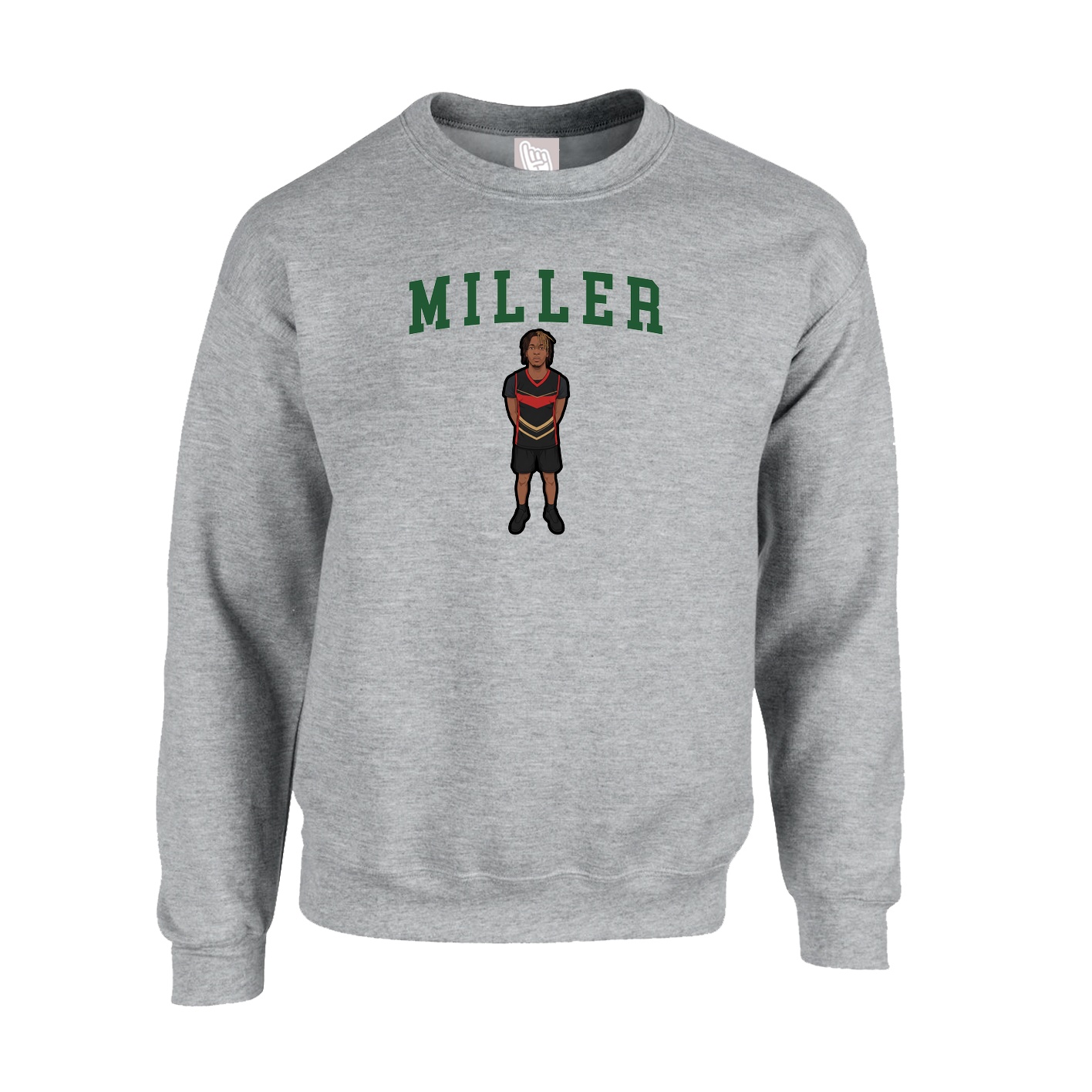 Fleece Crew — Shirsey in Grey