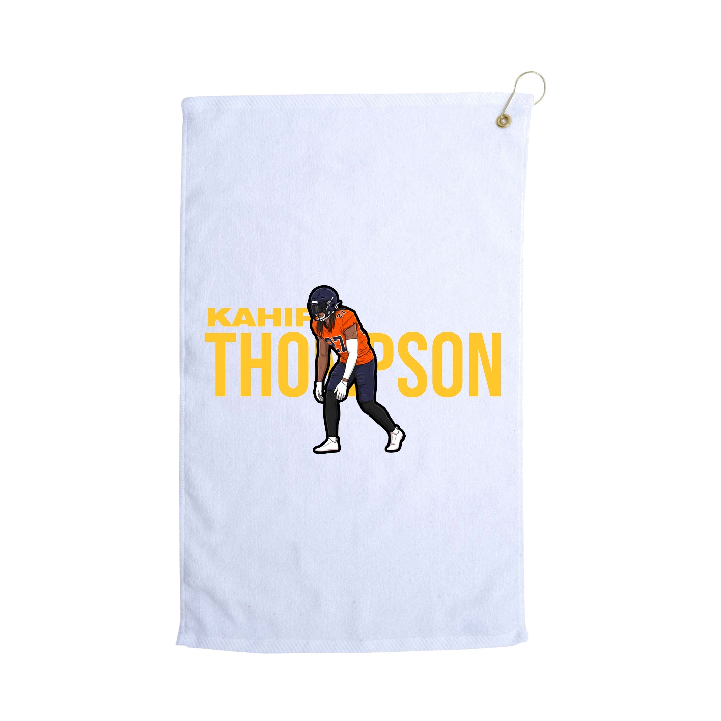 Golf Towel — Player Name in White