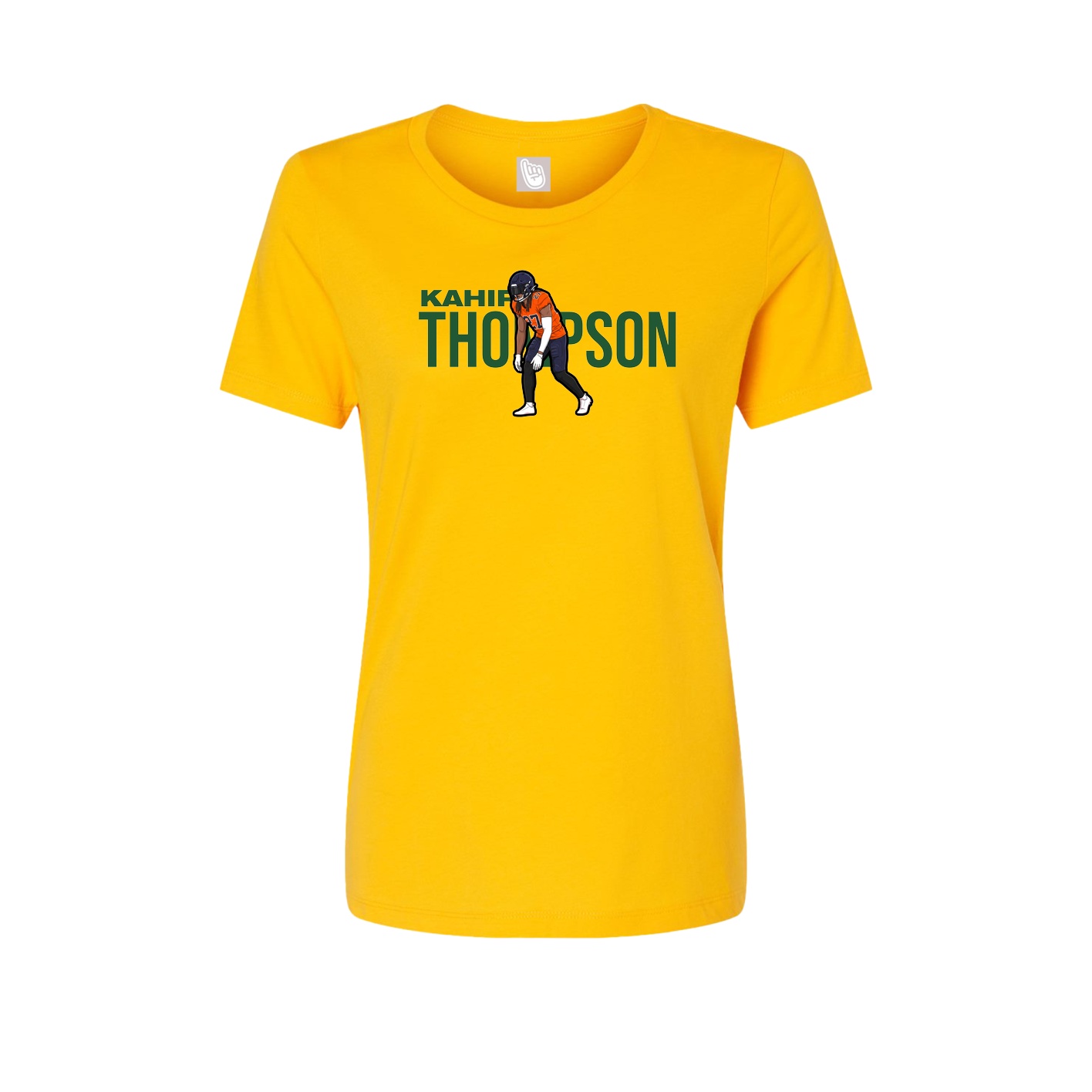 Womens Tee — Player Name in Gold