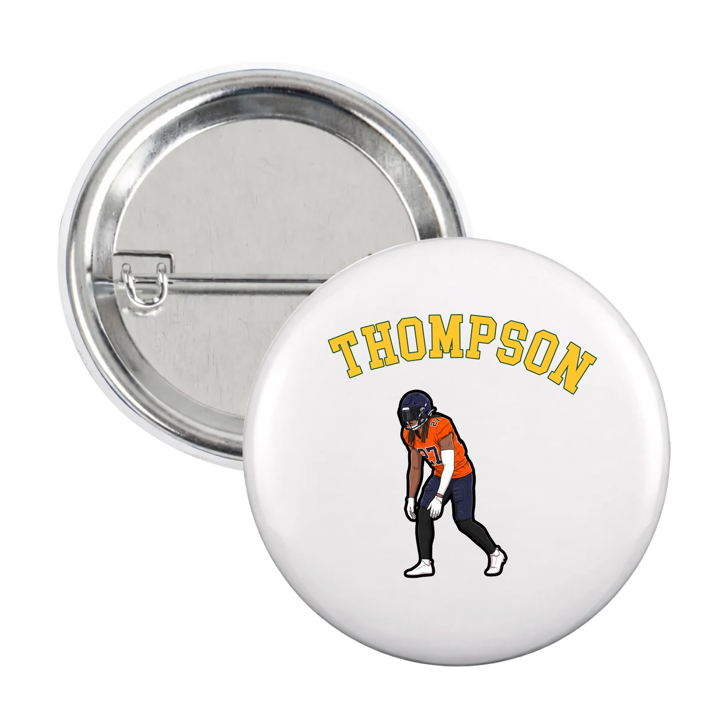Game Day Button — Shirsey Arch in White