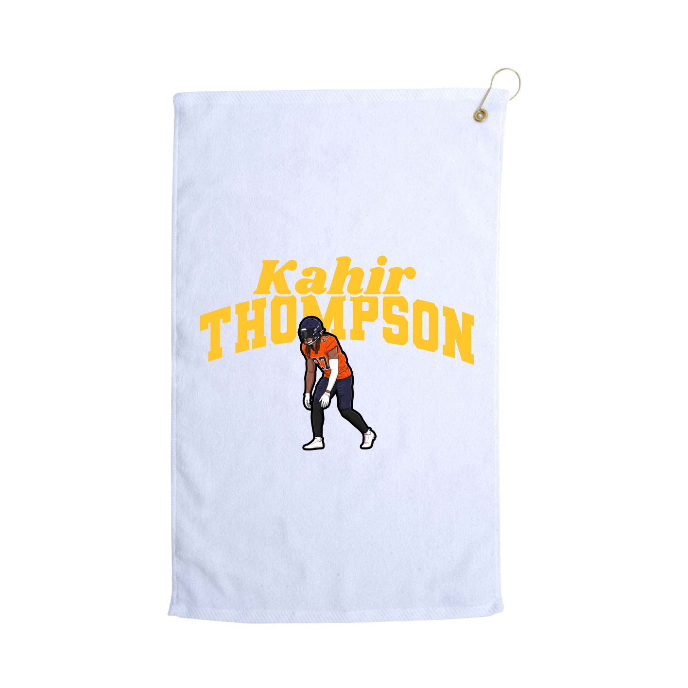 Golf Towel — Signature Arch in White