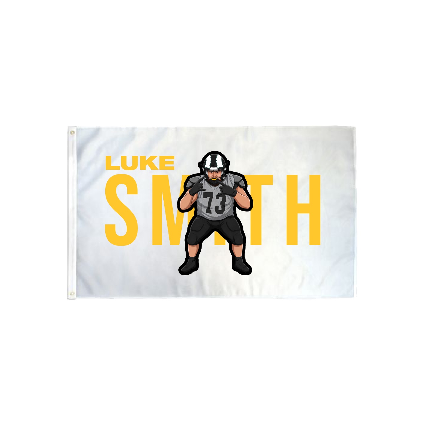 3x5 Flag — Player Name in Classic