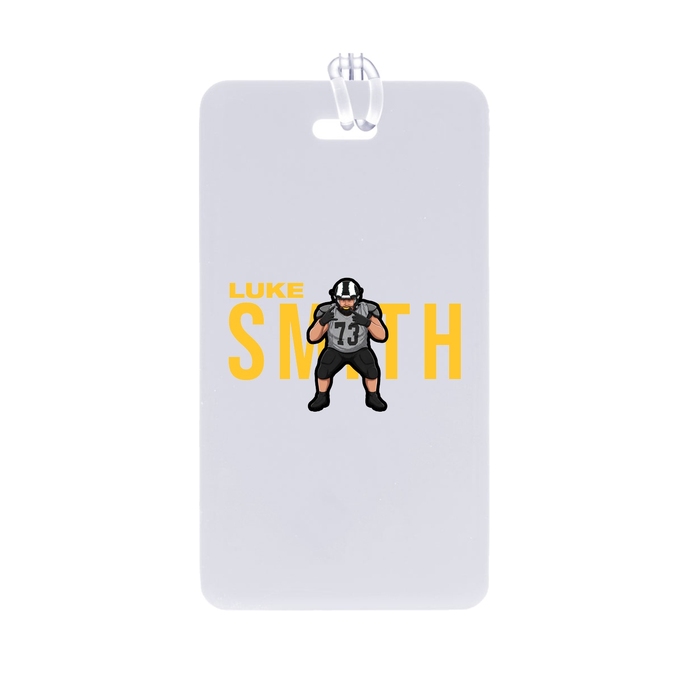 Bag Tag — Player Name in Classic