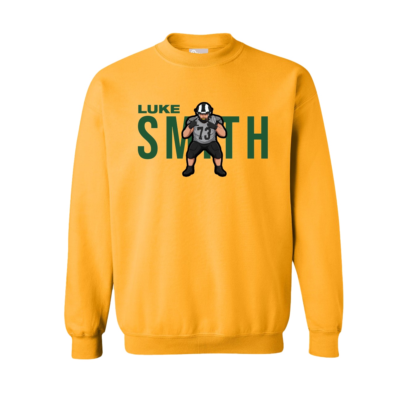 Fleece Crew — Player Name in Gold