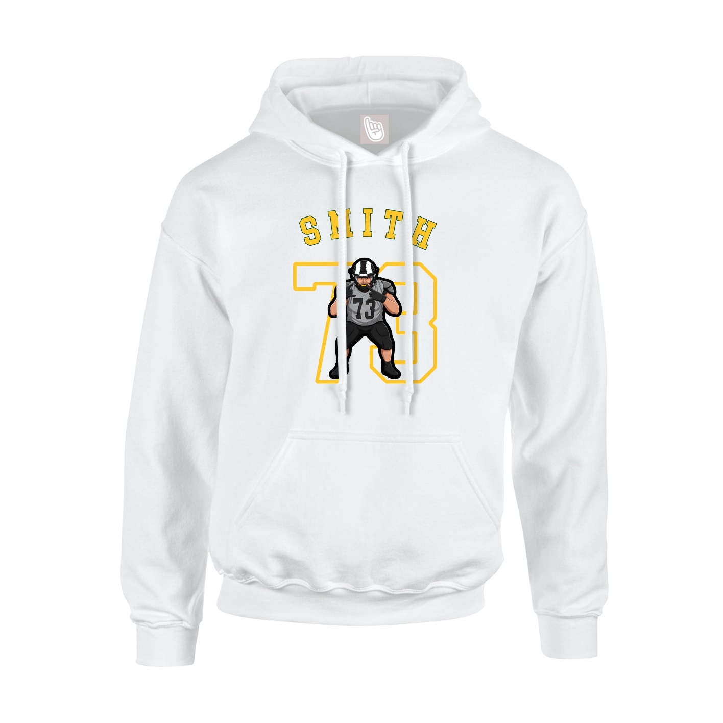 Hoodie — Shirsey Arch in White