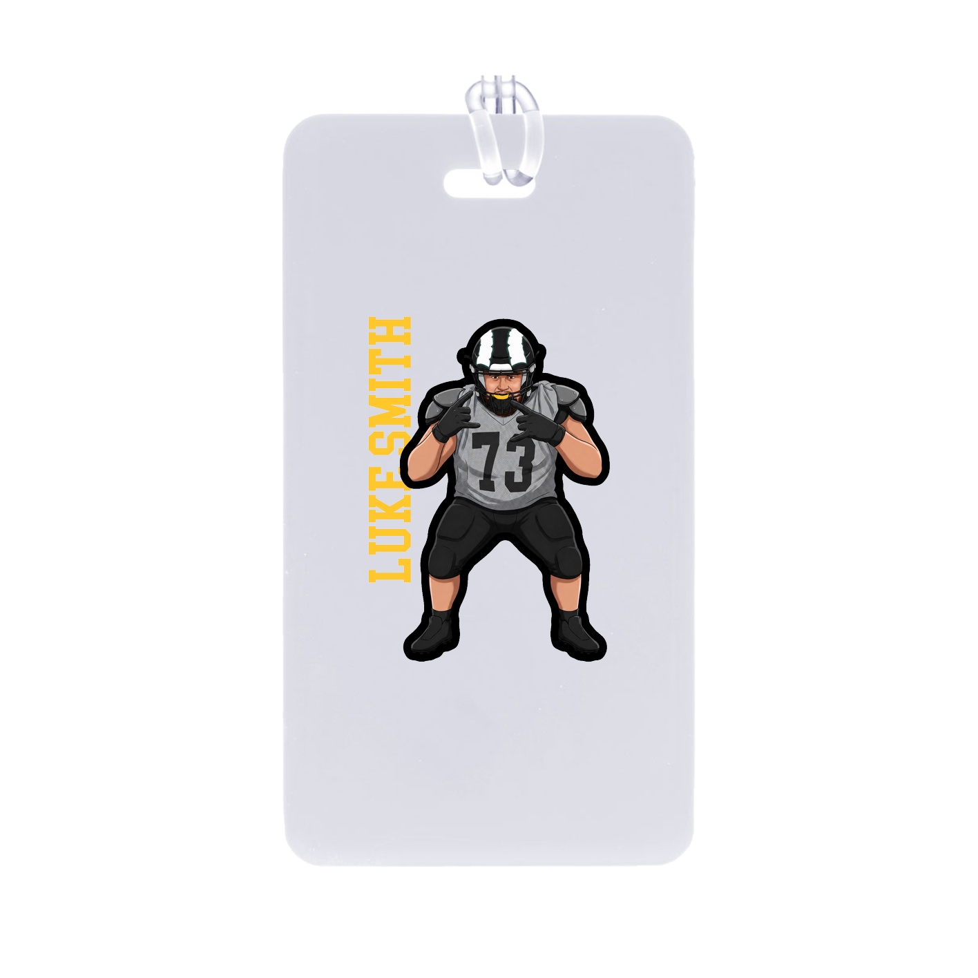 Bag Tag — Name Vertical in Classic
