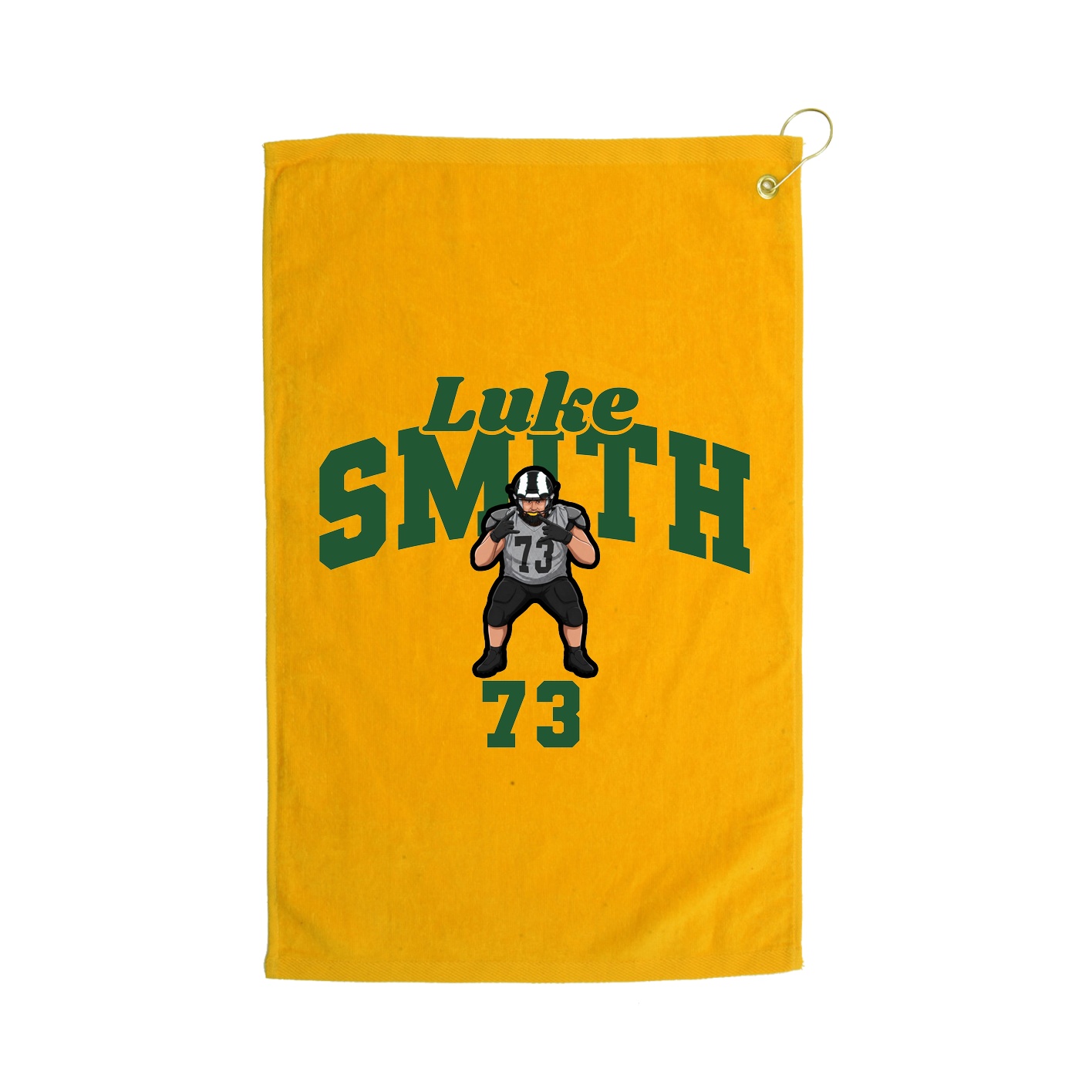 Golf Towel — Signature Arch in Gold