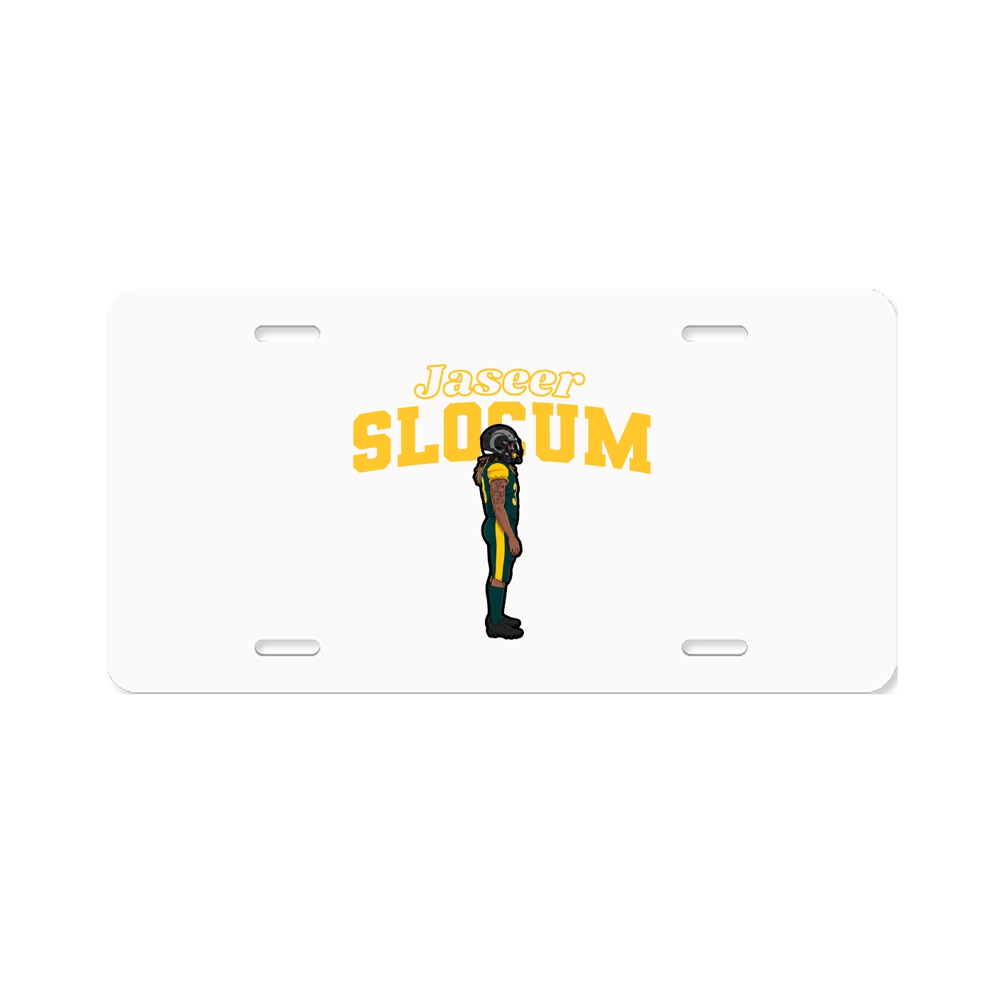 License Plate — Name Arch in Classic