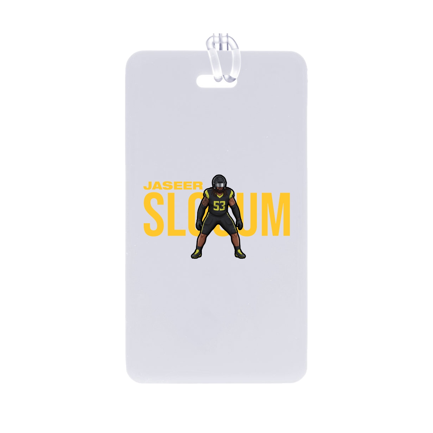 Bag Tag — Player Name in Classic