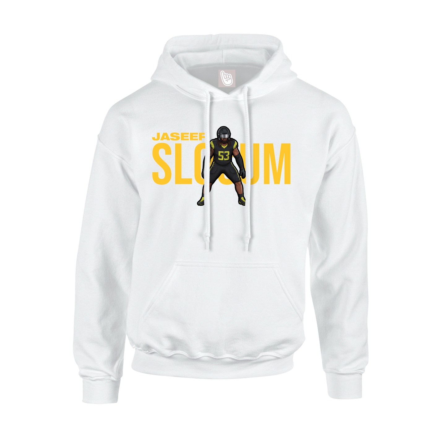 Hoodie — Player Name in White