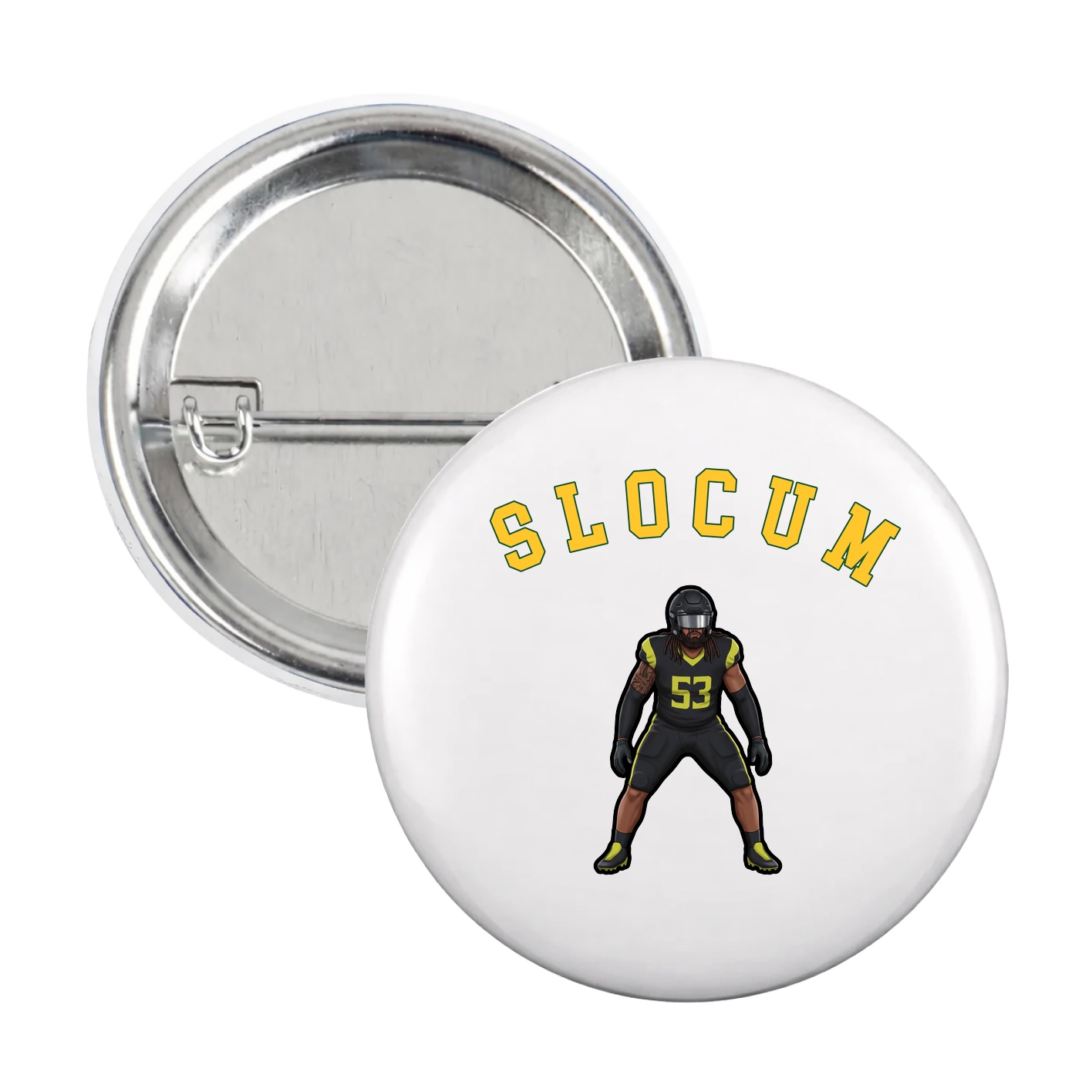 Game Day Button — Shirsey Arch in White
