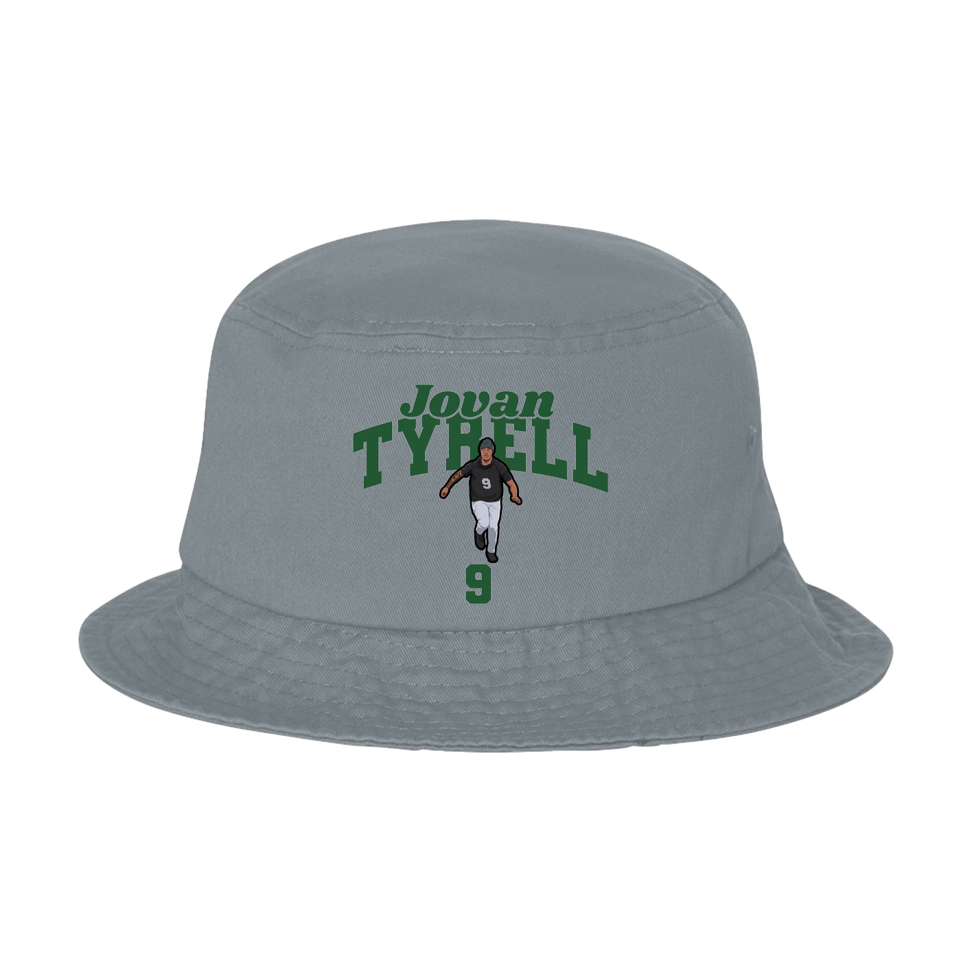 Bucket Cap — Signature Arch in Grey