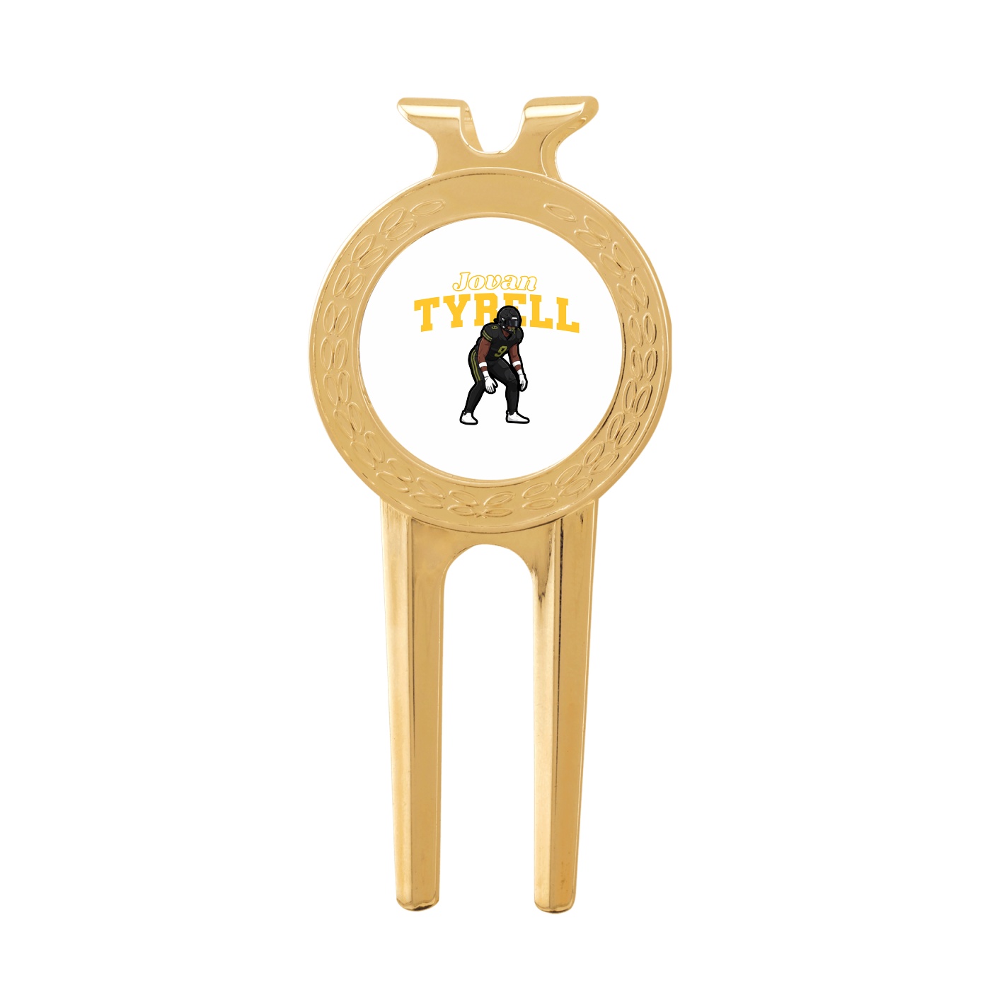 Divot Tool with Ball Marker — Name Arch in Classic