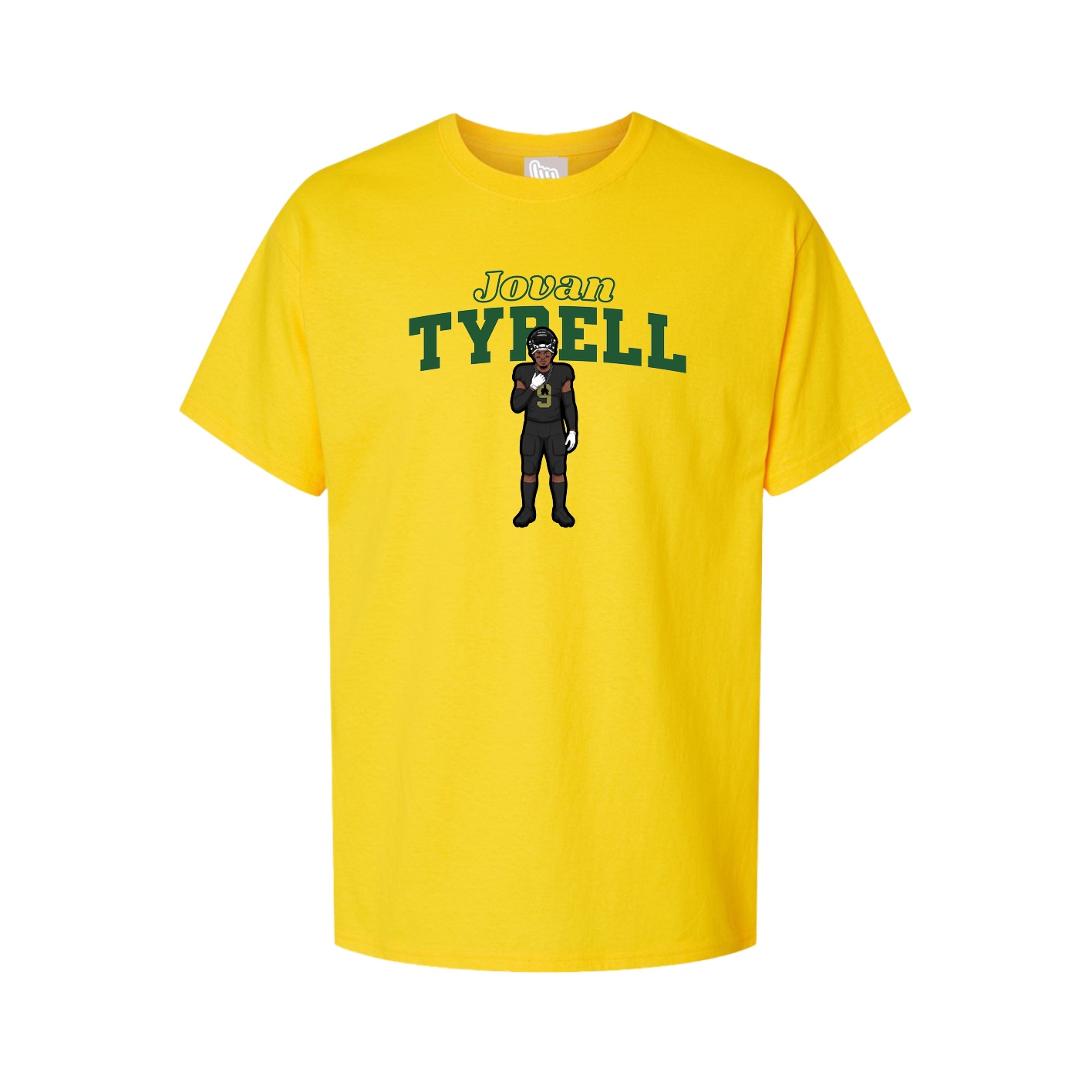 Tee — Name Arch in Gold