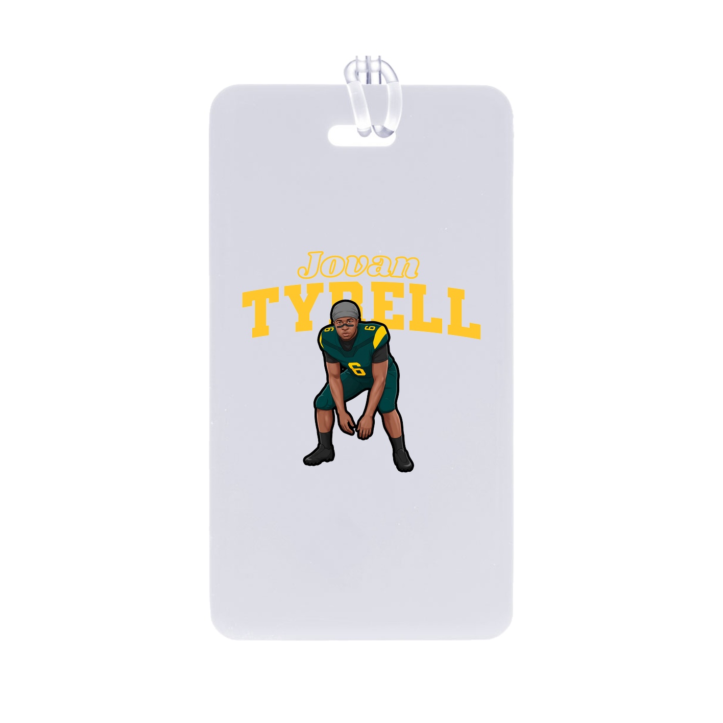 Bag Tag — Name Arch in Classic