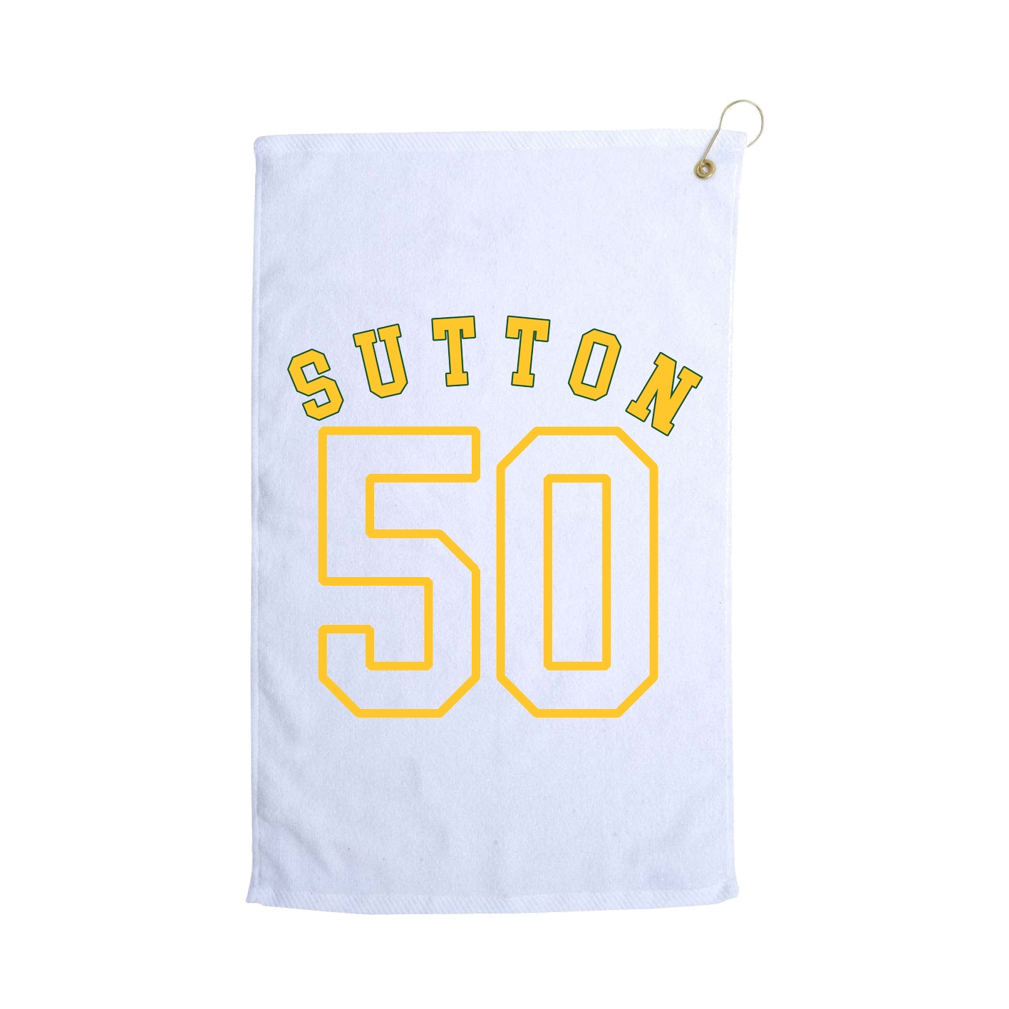 Golf Towel — Shirsey Arch in White