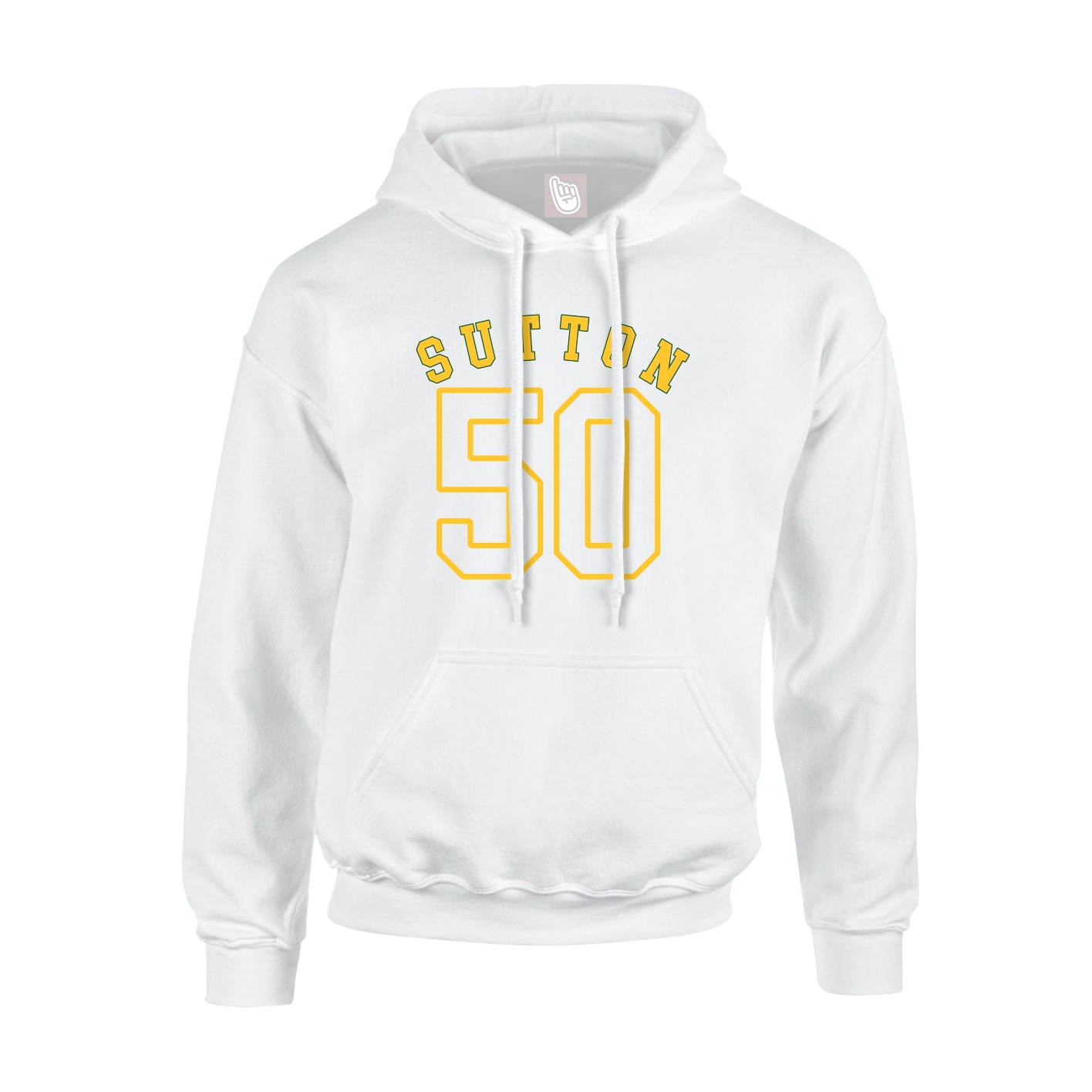 Hoodie — Shirsey Arch in White