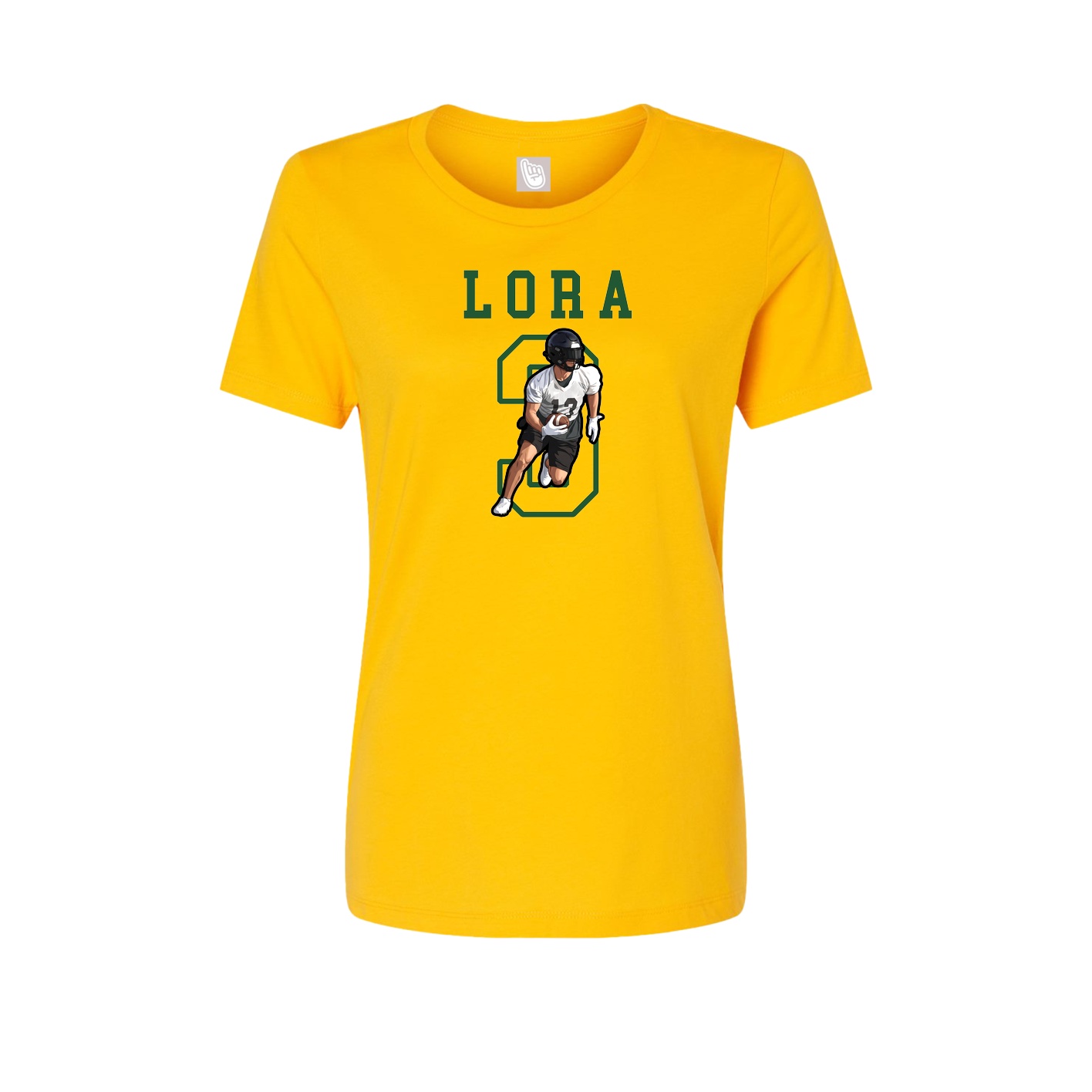 Fitted Women's Tee — Shirsey in Gold