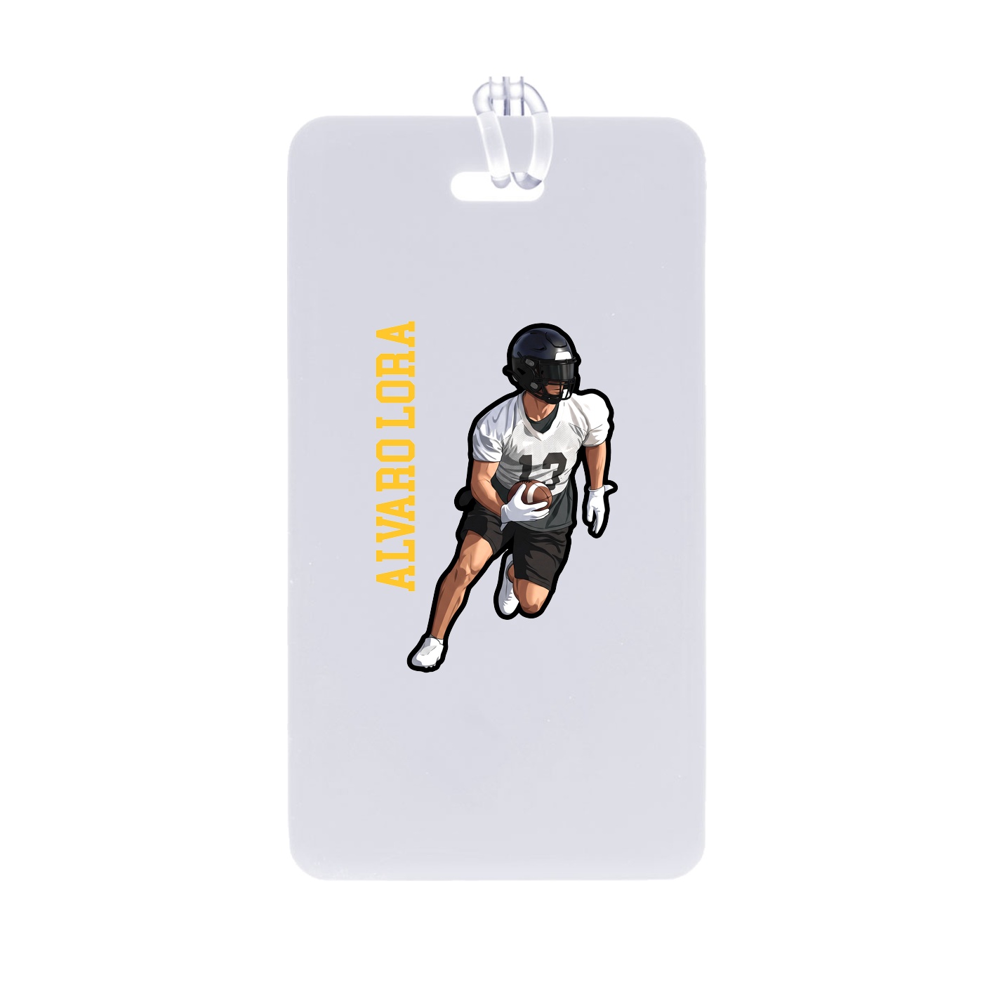 Bag Tag — Name Vertical in Classic