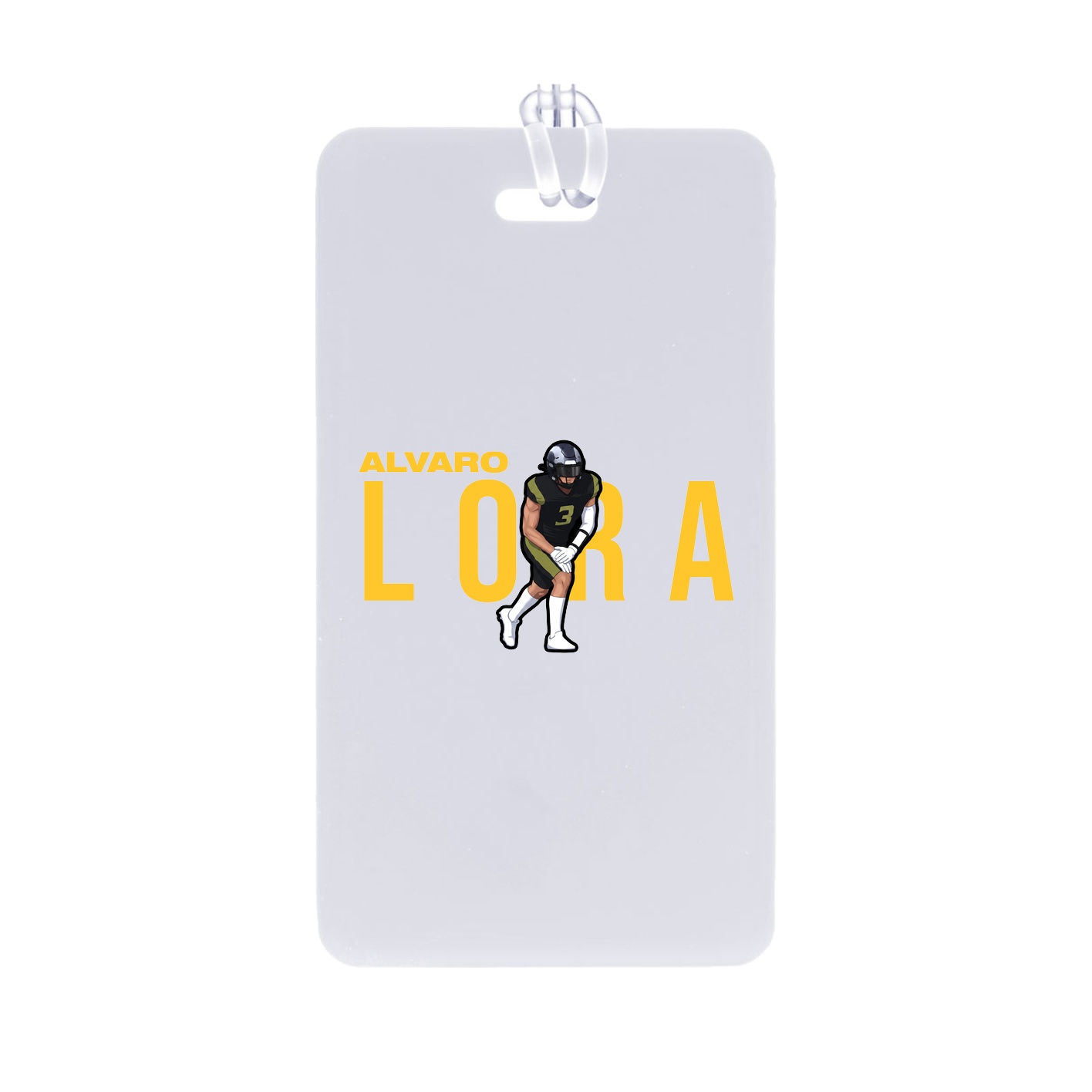 Bag Tag — Player Name in Classic