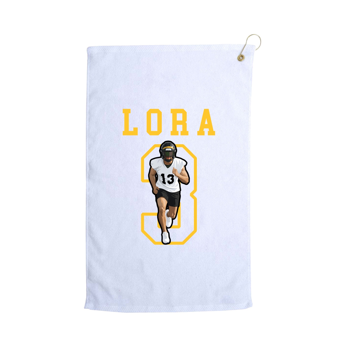 Golf Towel — Shirsey in White