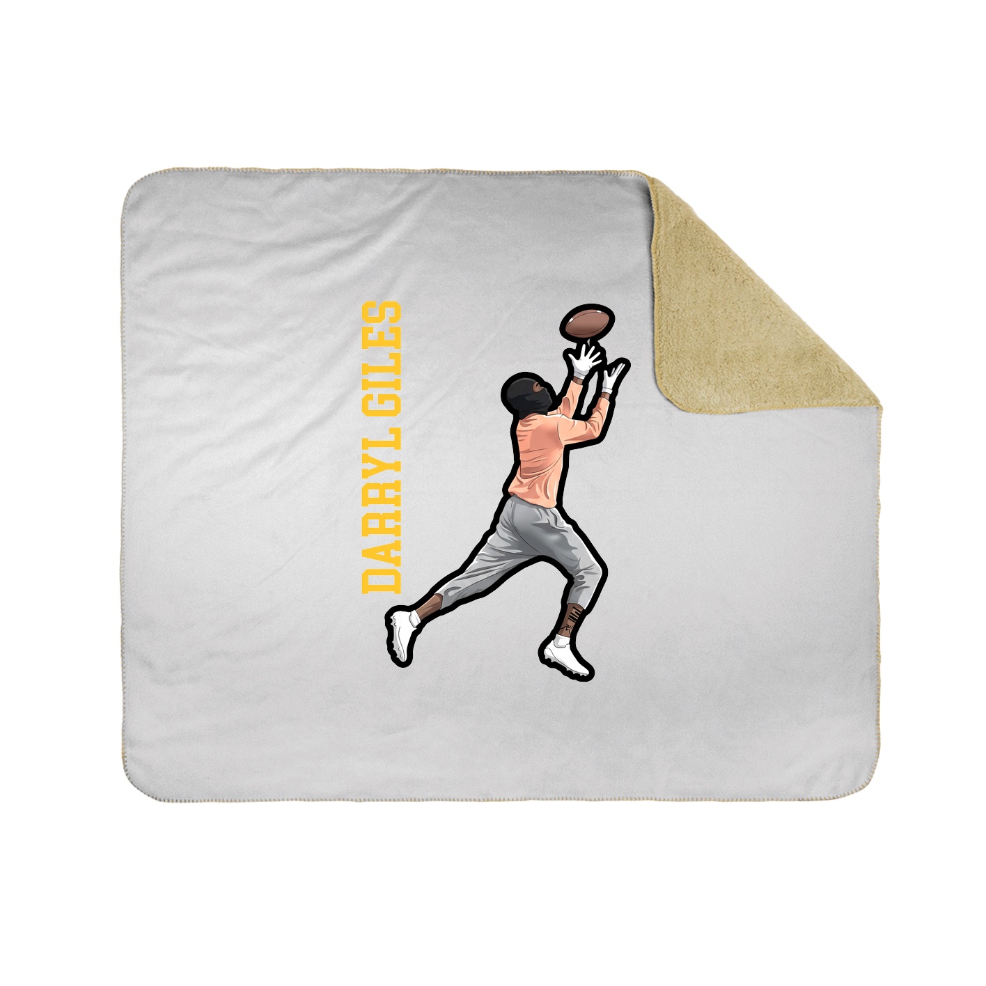 50x60 Sherpa Lined Throw Blanket