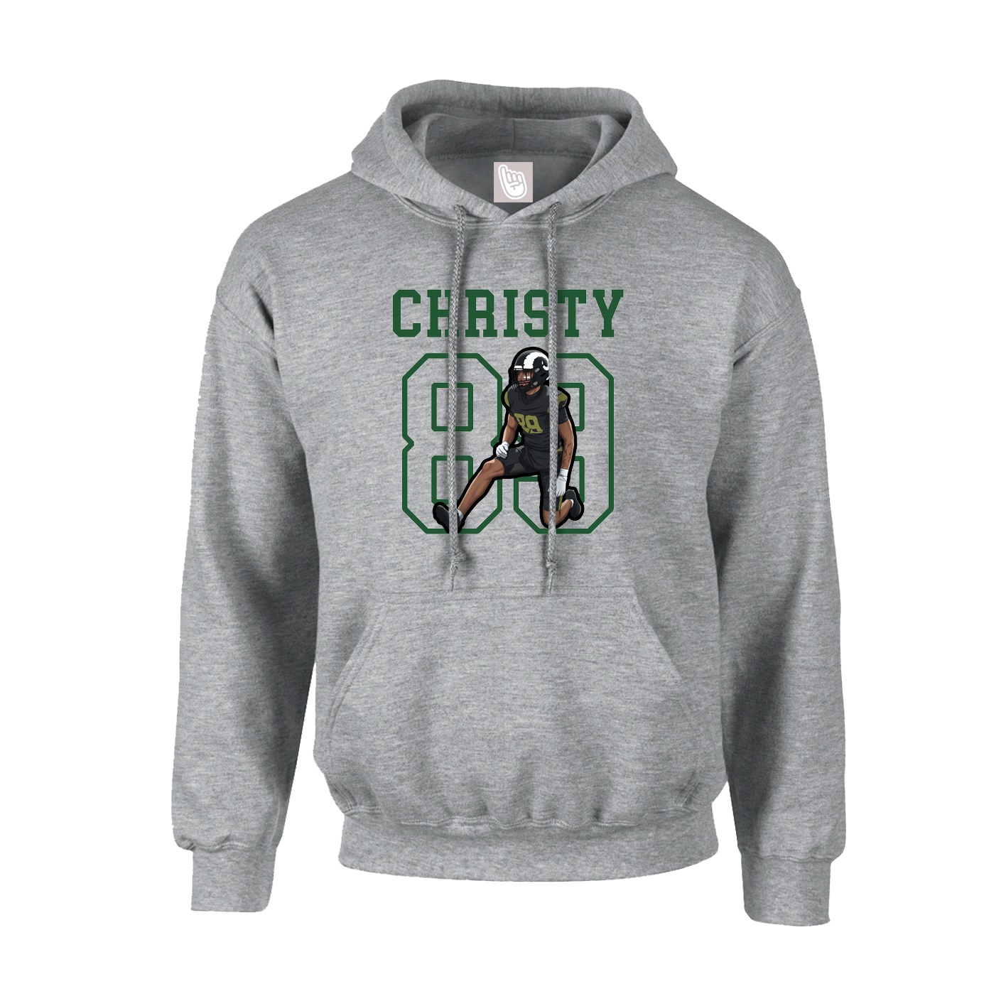 Hoodie — Shirsey in Grey