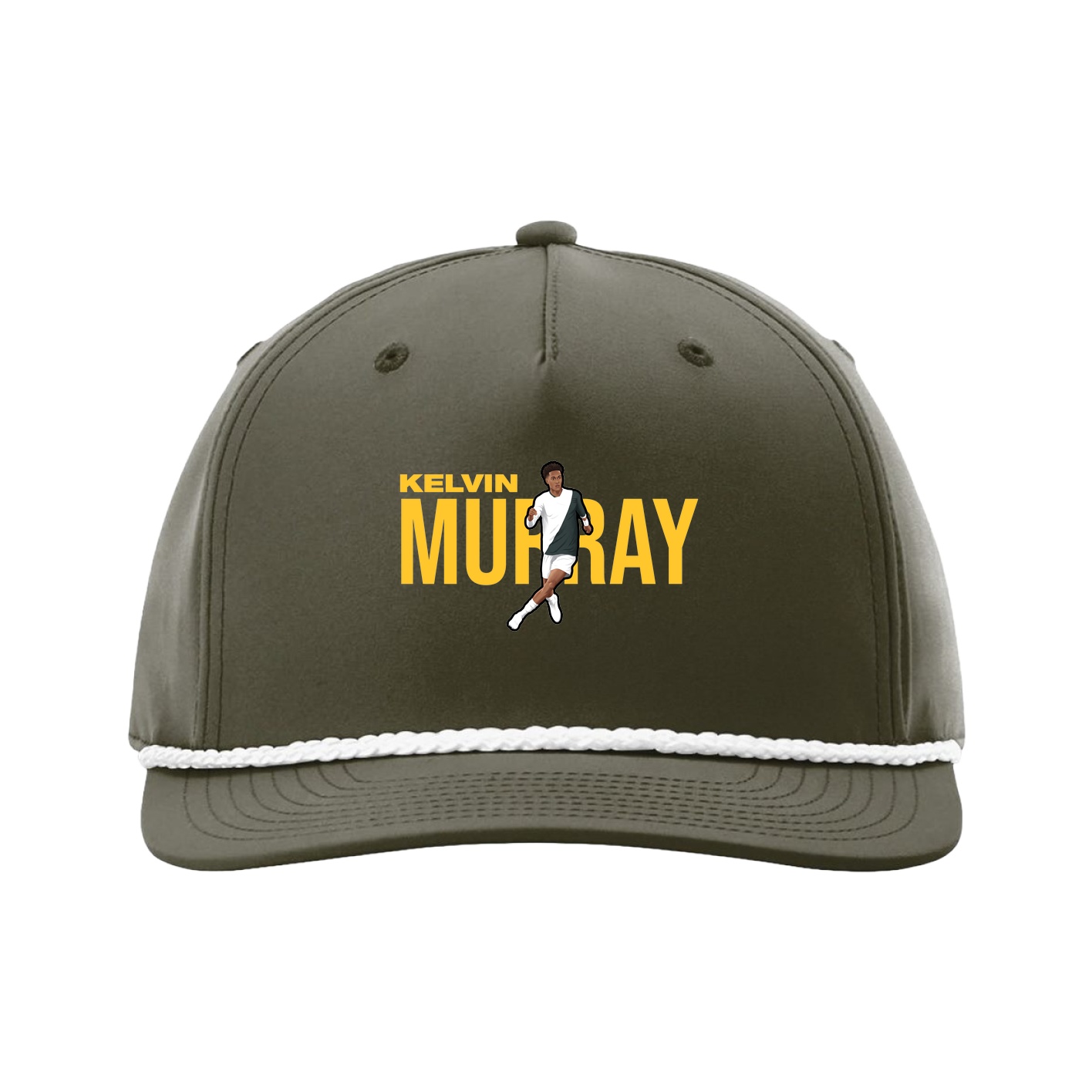 Five-Panel Classic Rope Cap — Player Name in Green