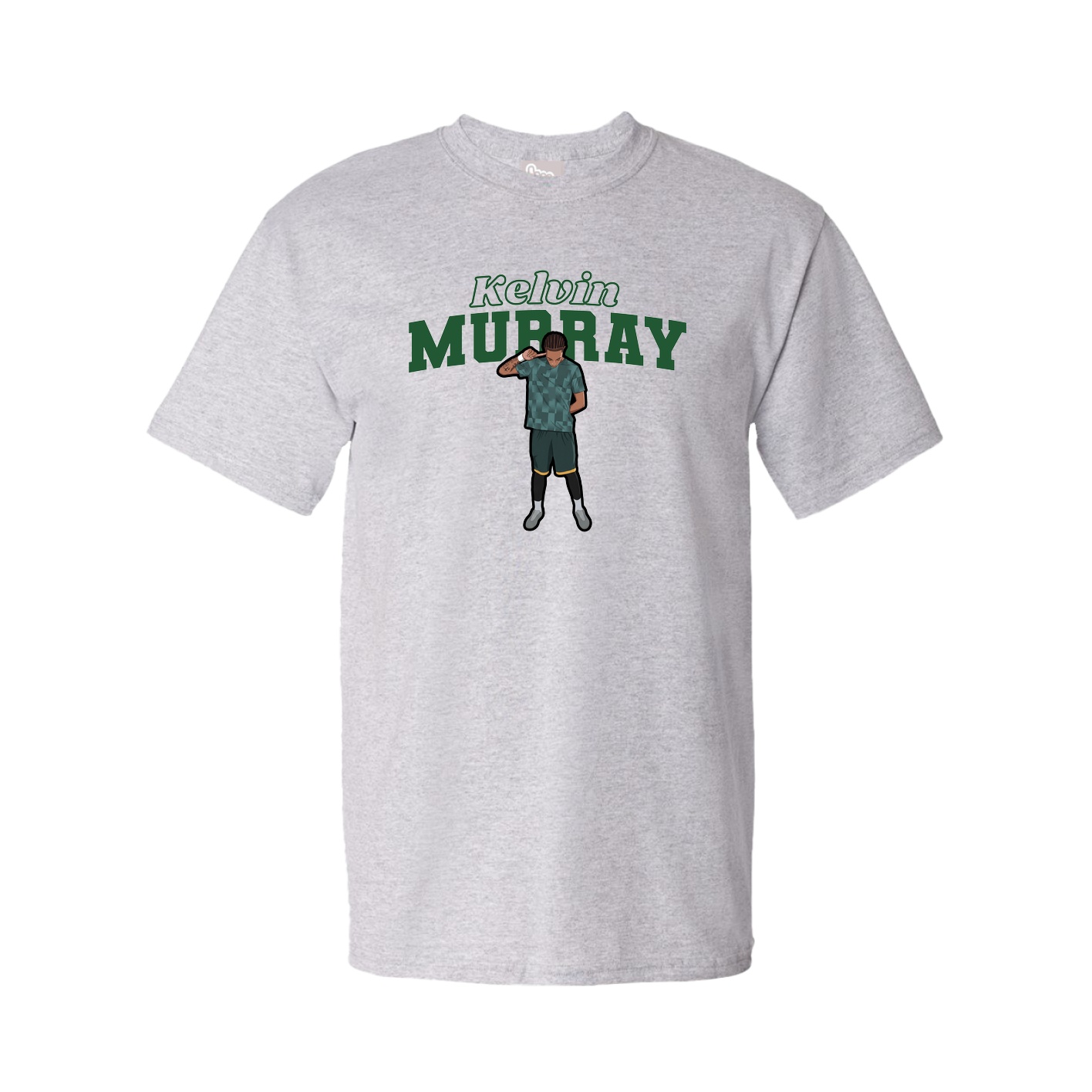 Youth Tee — Name Arch in Grey