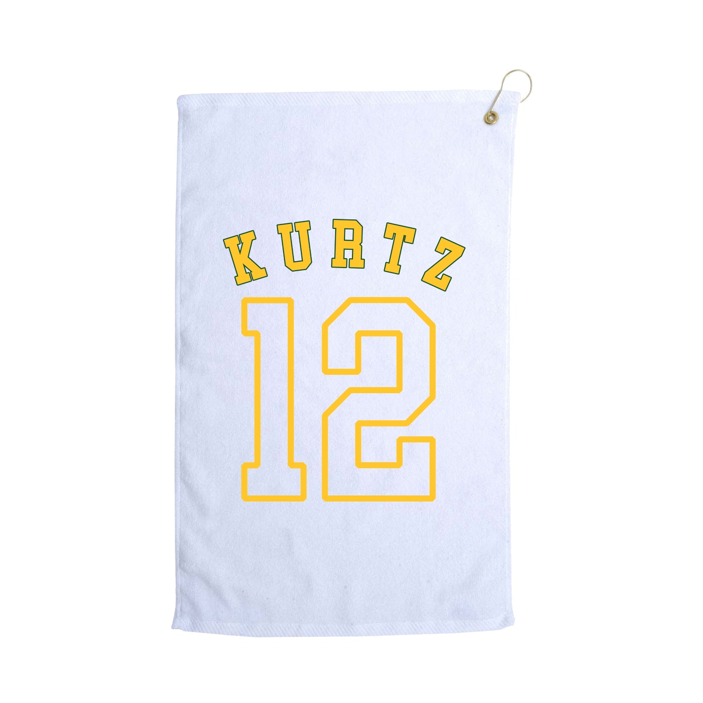 Golf Towel — Shirsey Arch in White