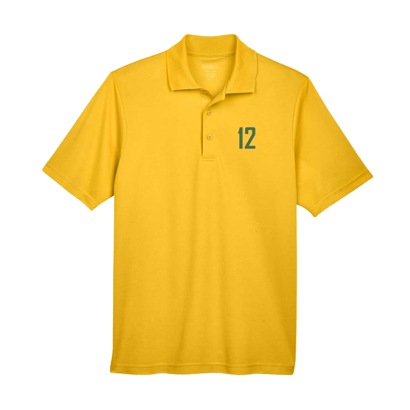 Performance Polo — Front Shirsy in Gold