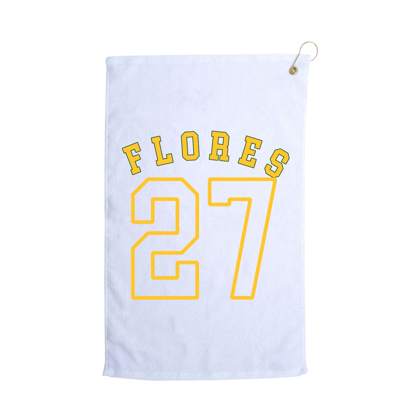 Golf Towel — Shirsey Arch in White