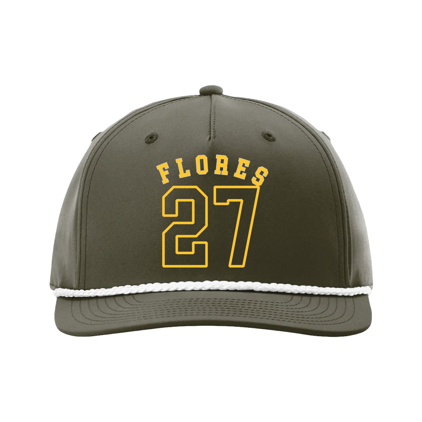 Five-Panel Classic Rope Cap — Shirsey Arch in Green