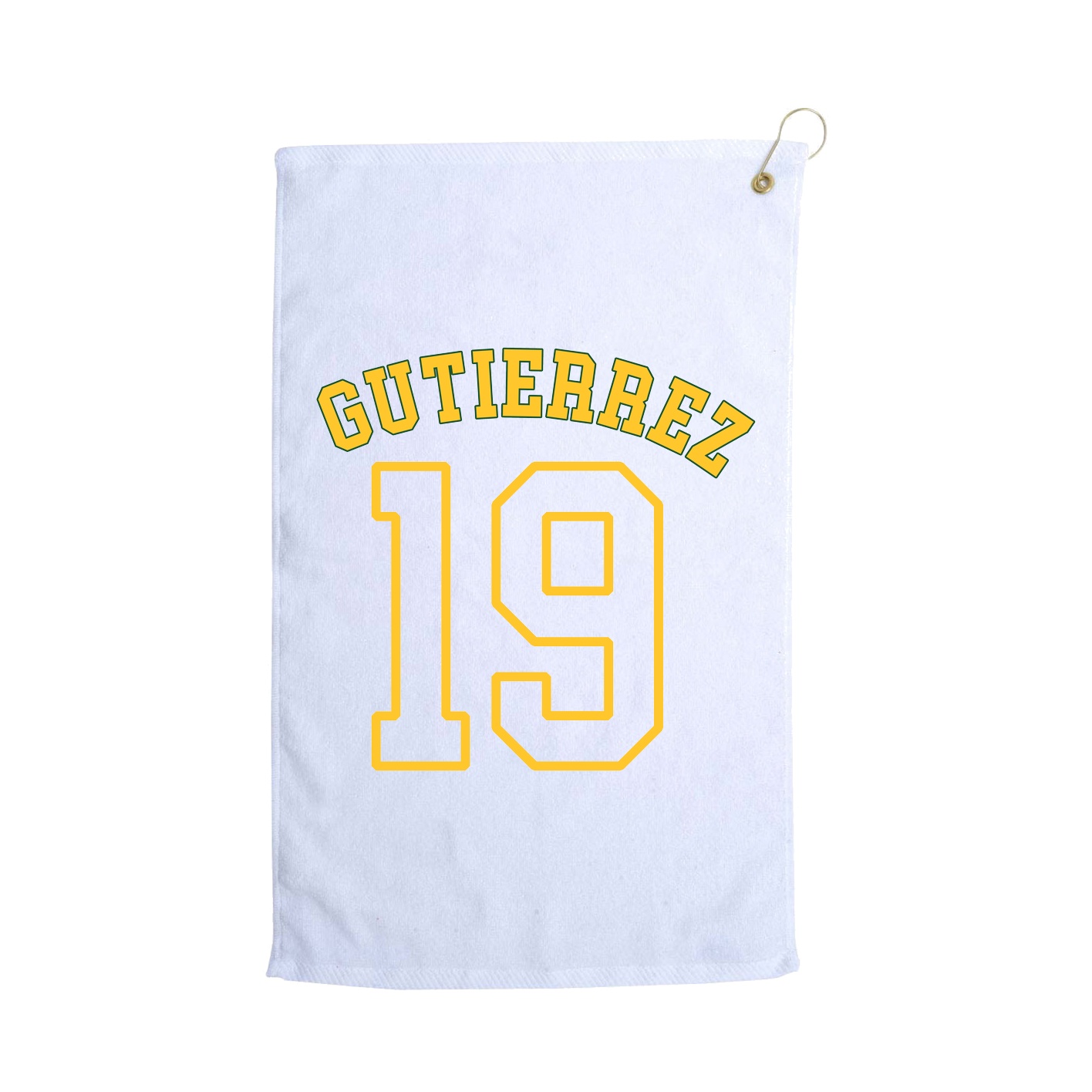 Golf Towel — Shirsey Arch in White