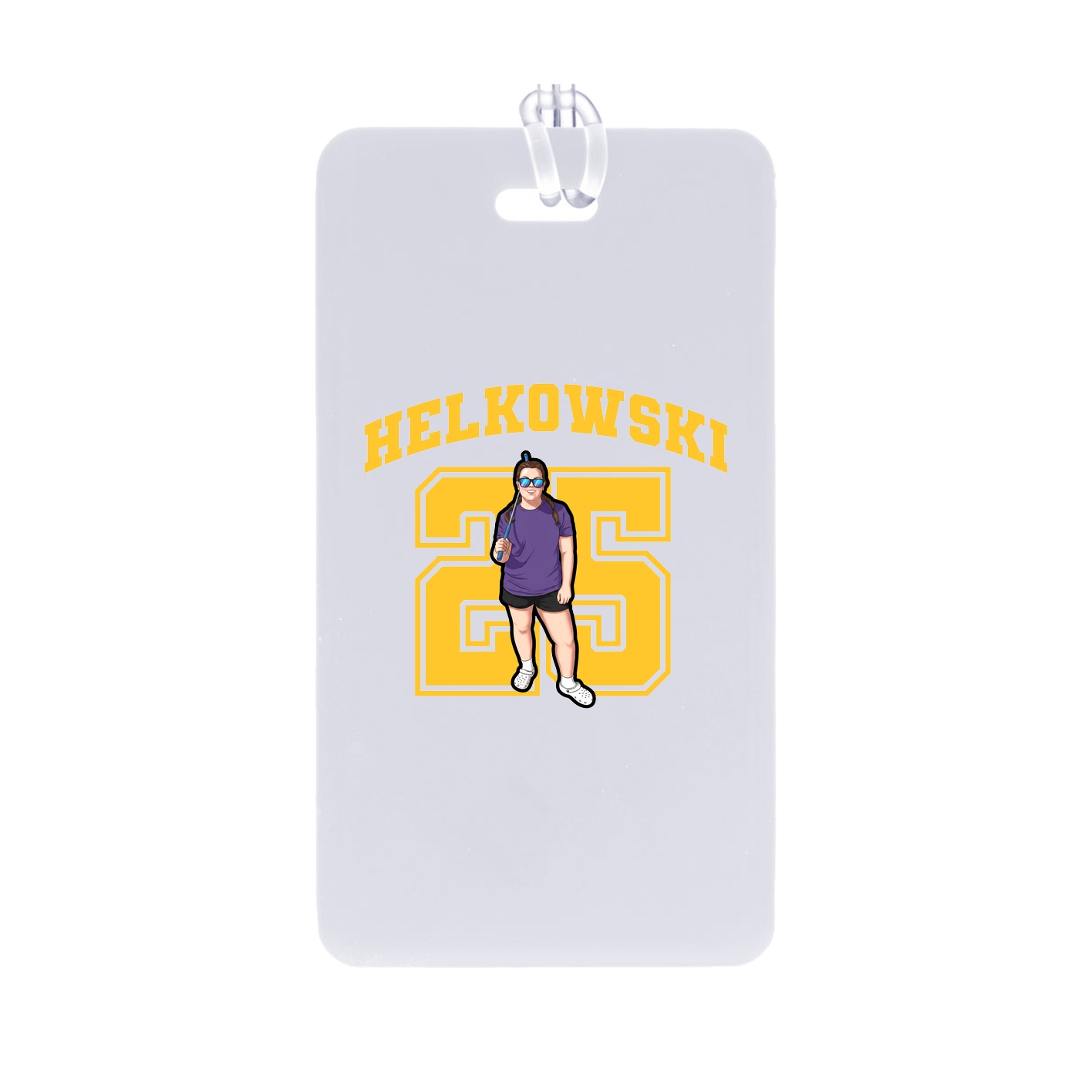 Bag Tag — Number in Classic