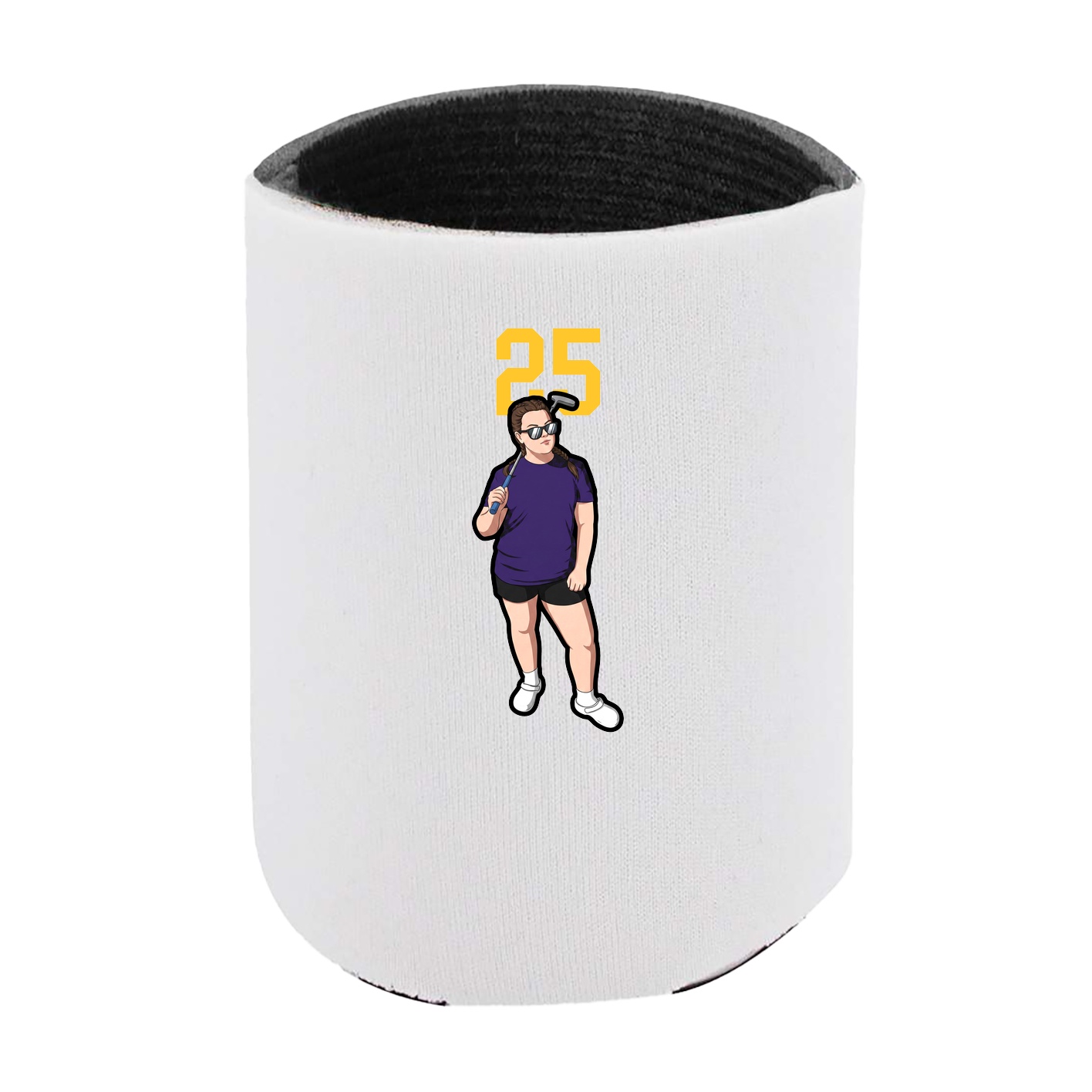 Can Holder — Number Top in White