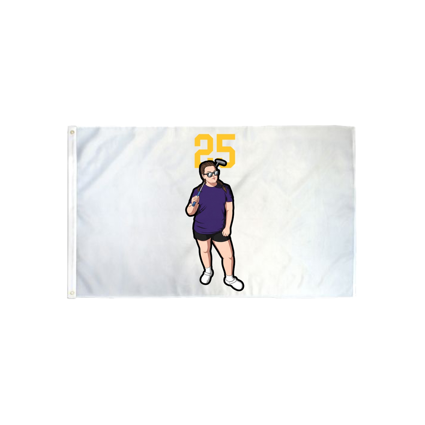 3x5 Flag — Number Top in Classic
