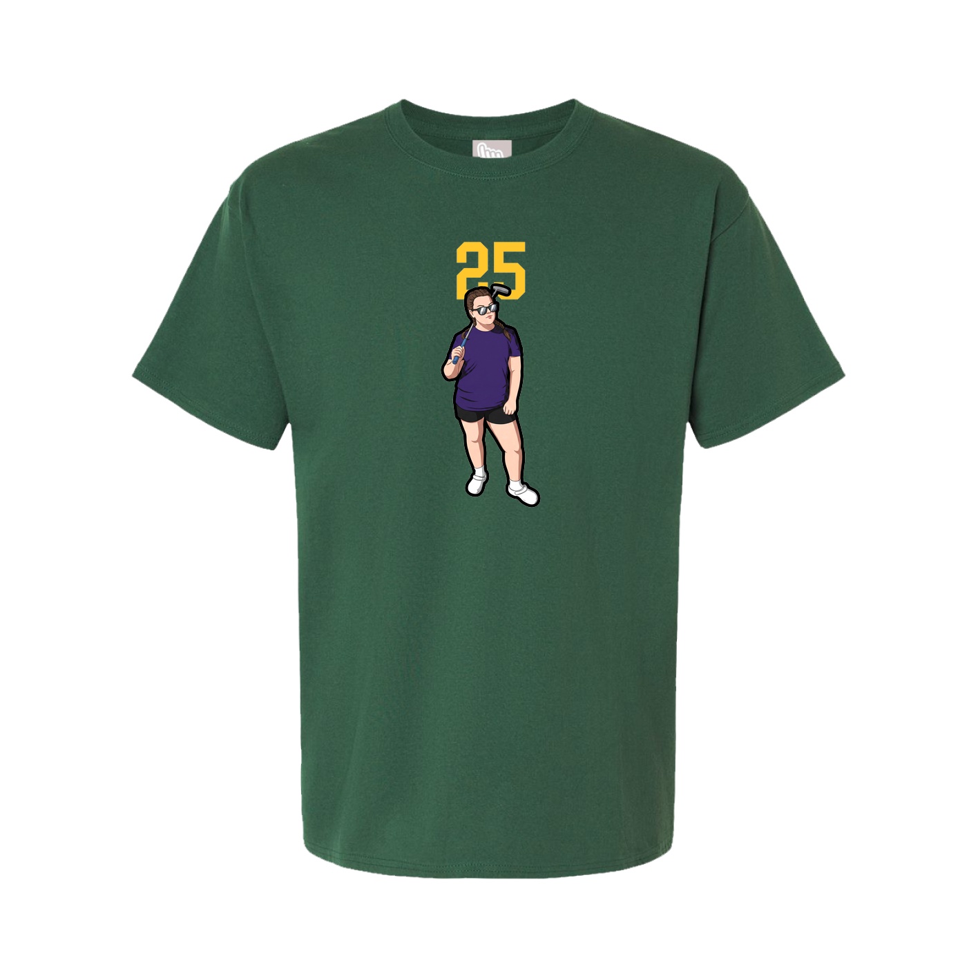 Tee — Number Top in Green