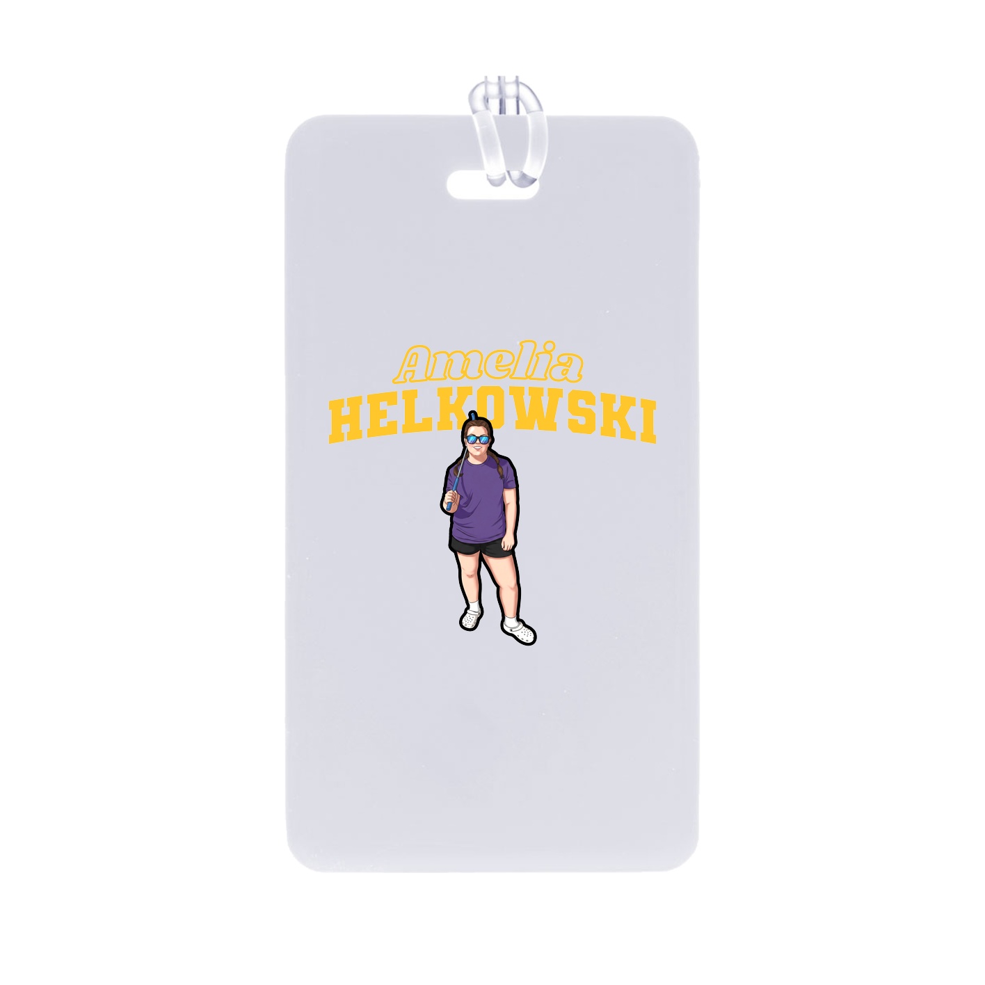 Bag Tag — Name Arch in Classic