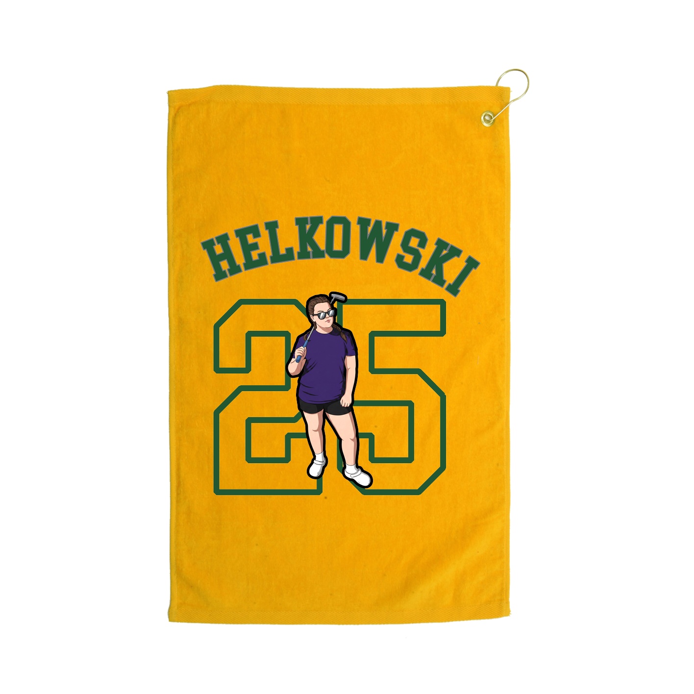Golf Towel — Shirsey Arch in Gold