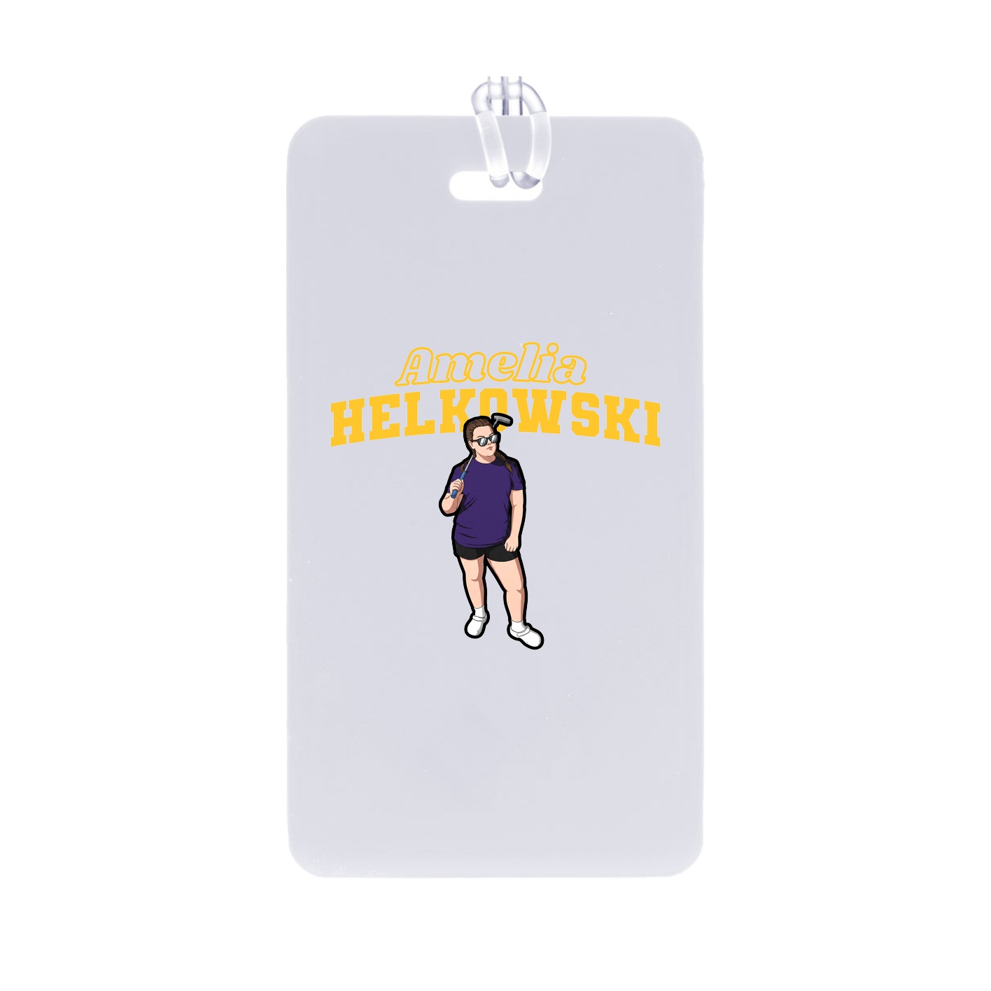 Bag Tag — Name Arch in Classic