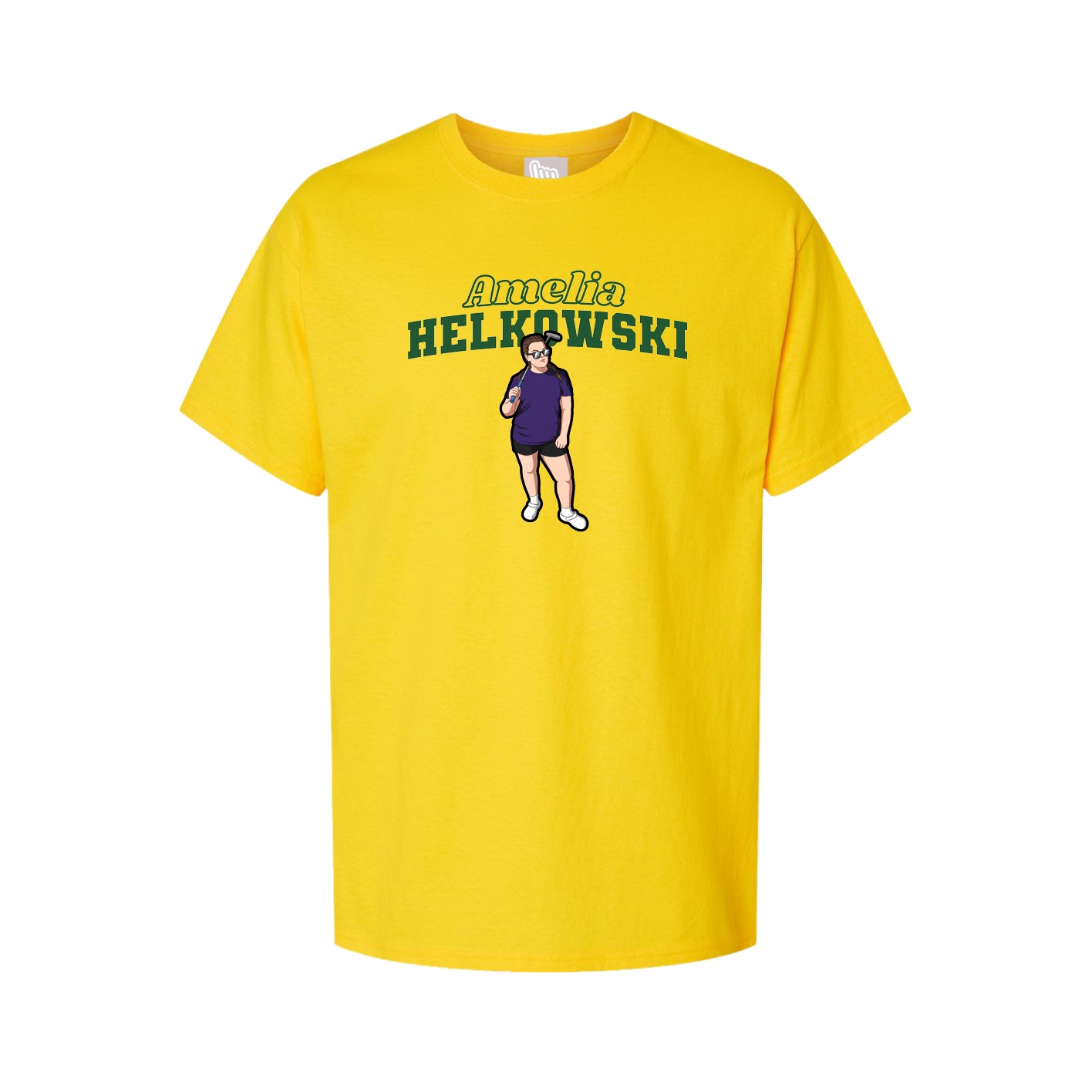 Tee — Name Arch in Gold