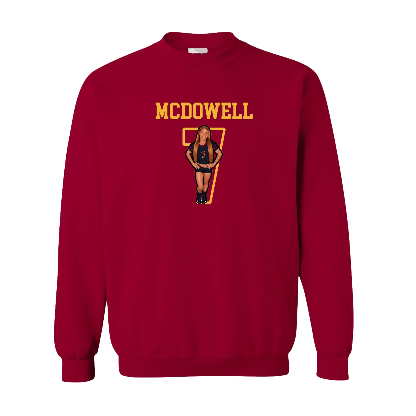 Fleece Crew — Shirsey in Cardinal