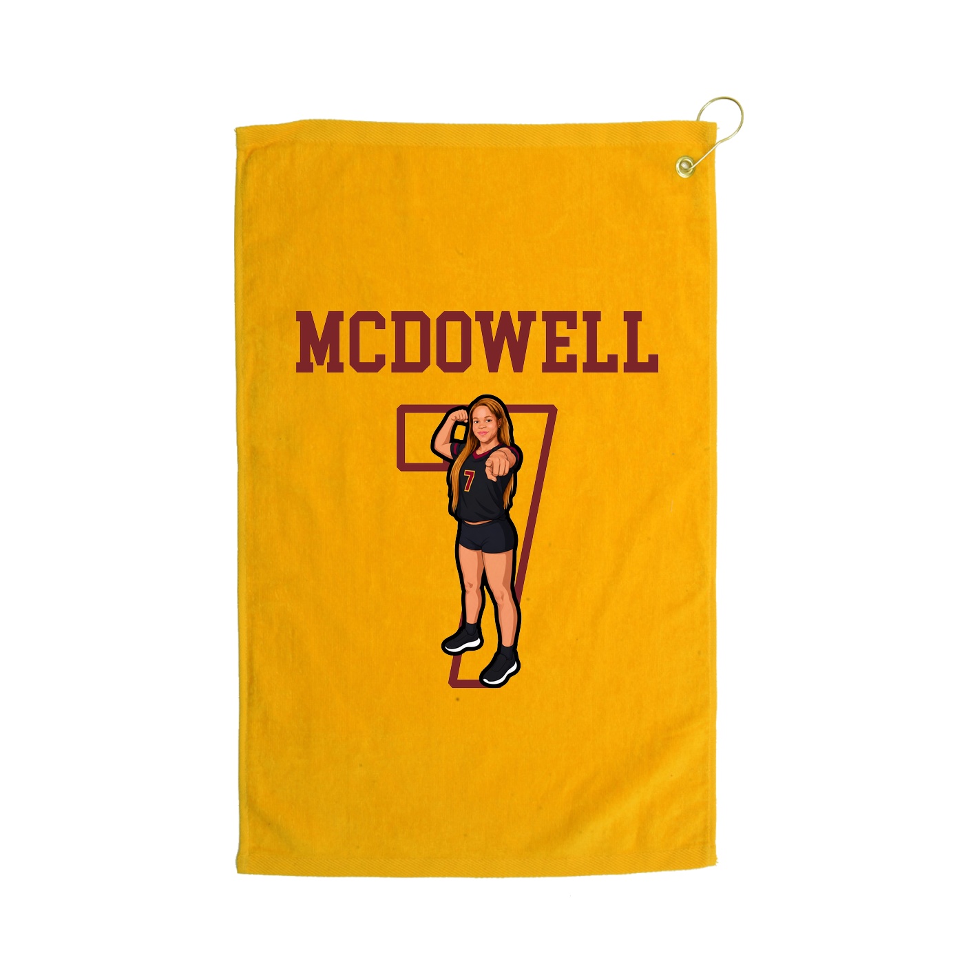 Golf Towel — Shirsey in Gold